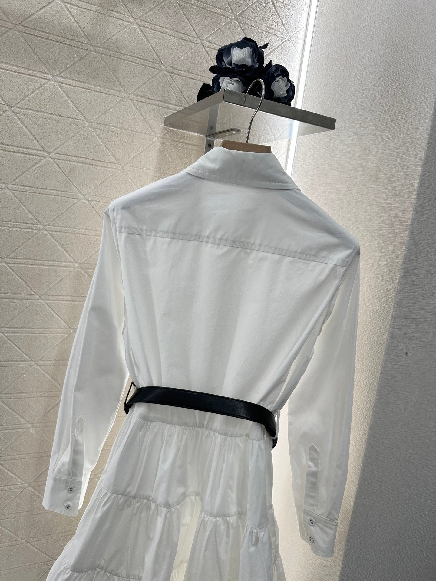 L 2025 new products Belt dress(with a belt)