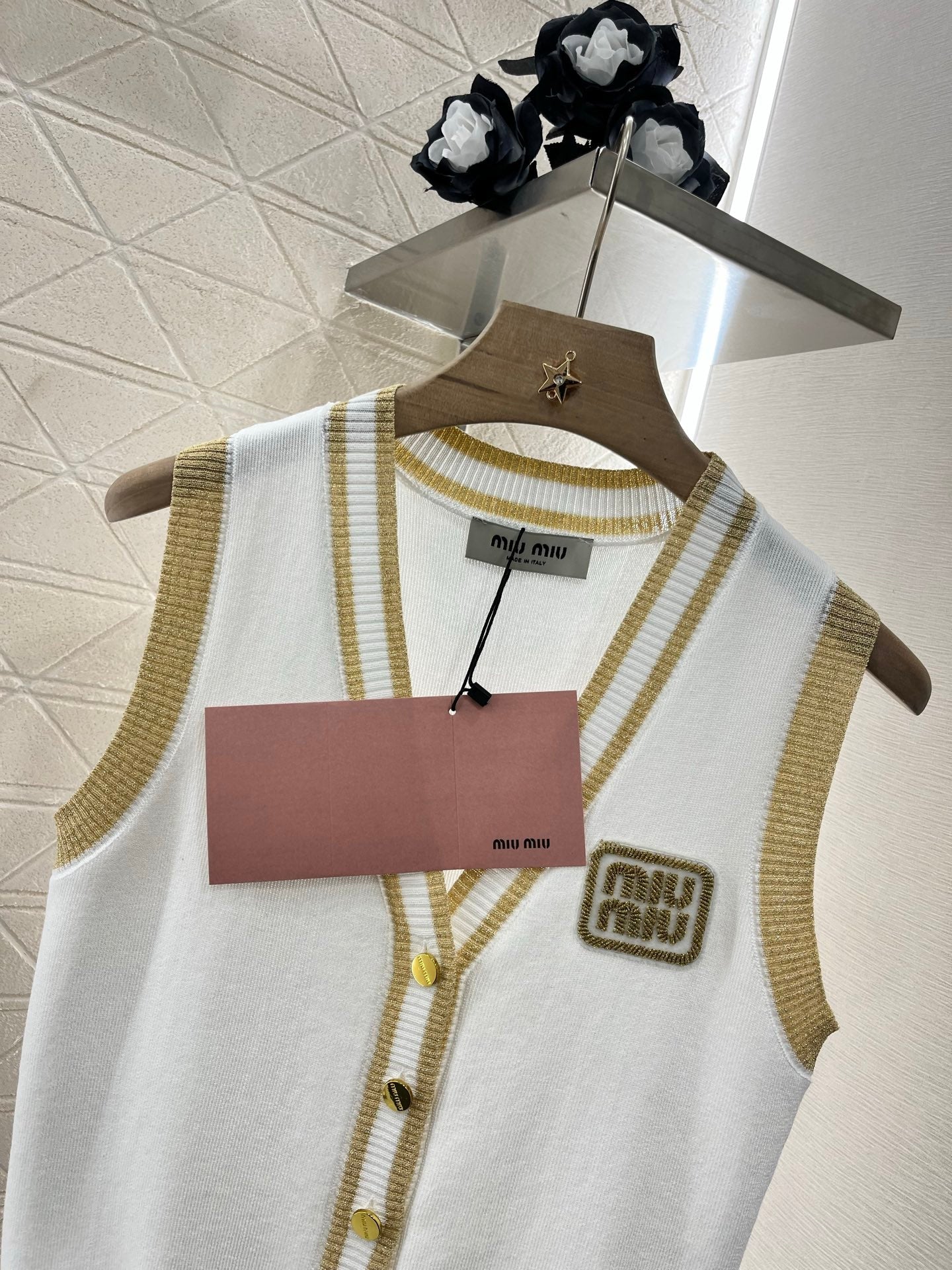Mi*mi*♥2025 new products Knitted vest