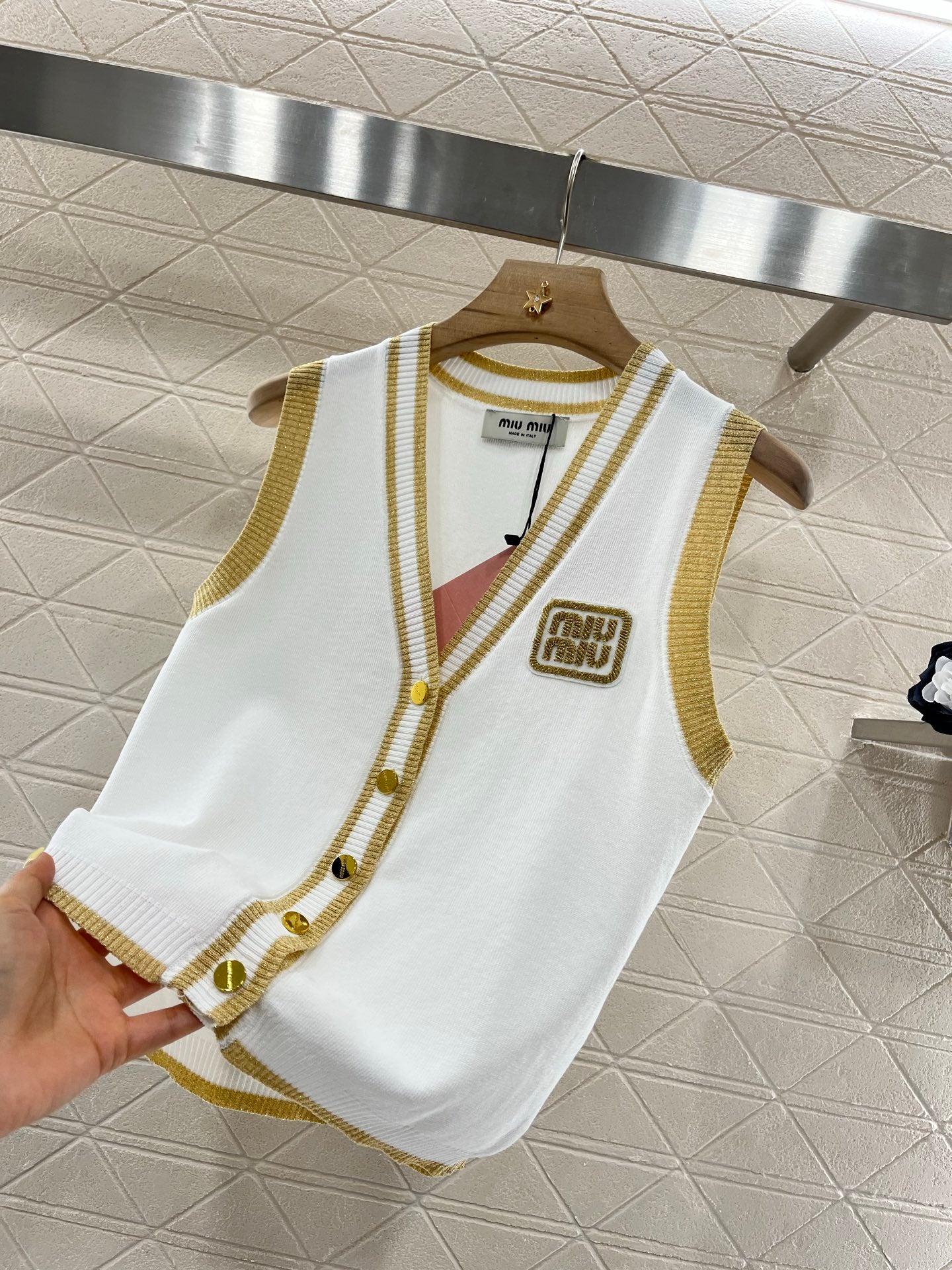 Mi*mi*♥2025 new products Knitted vest