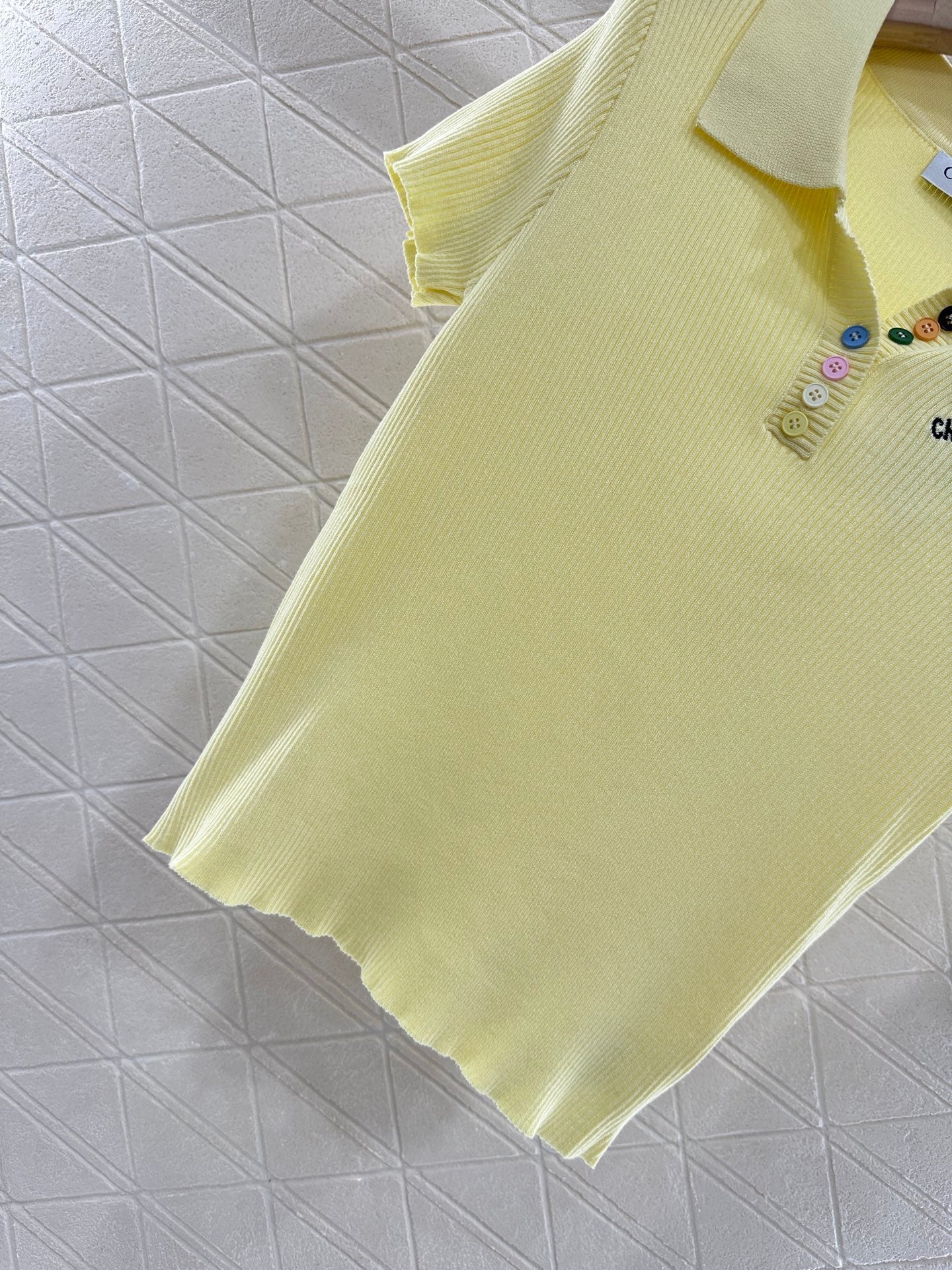 D*♥2025 new product Slim fit knitted short sleeves