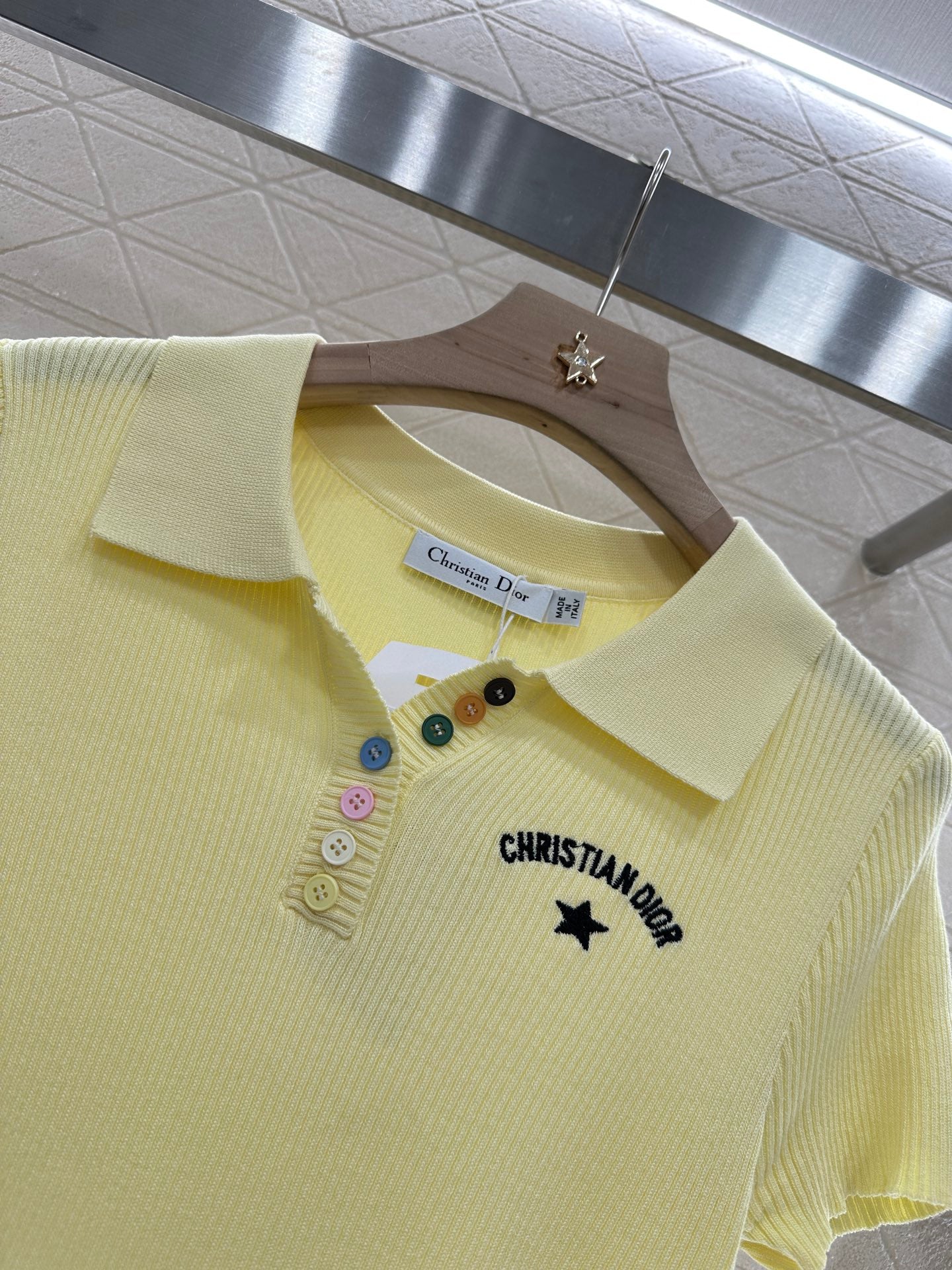 D*♥2025 new product Slim fit knitted short sleeves