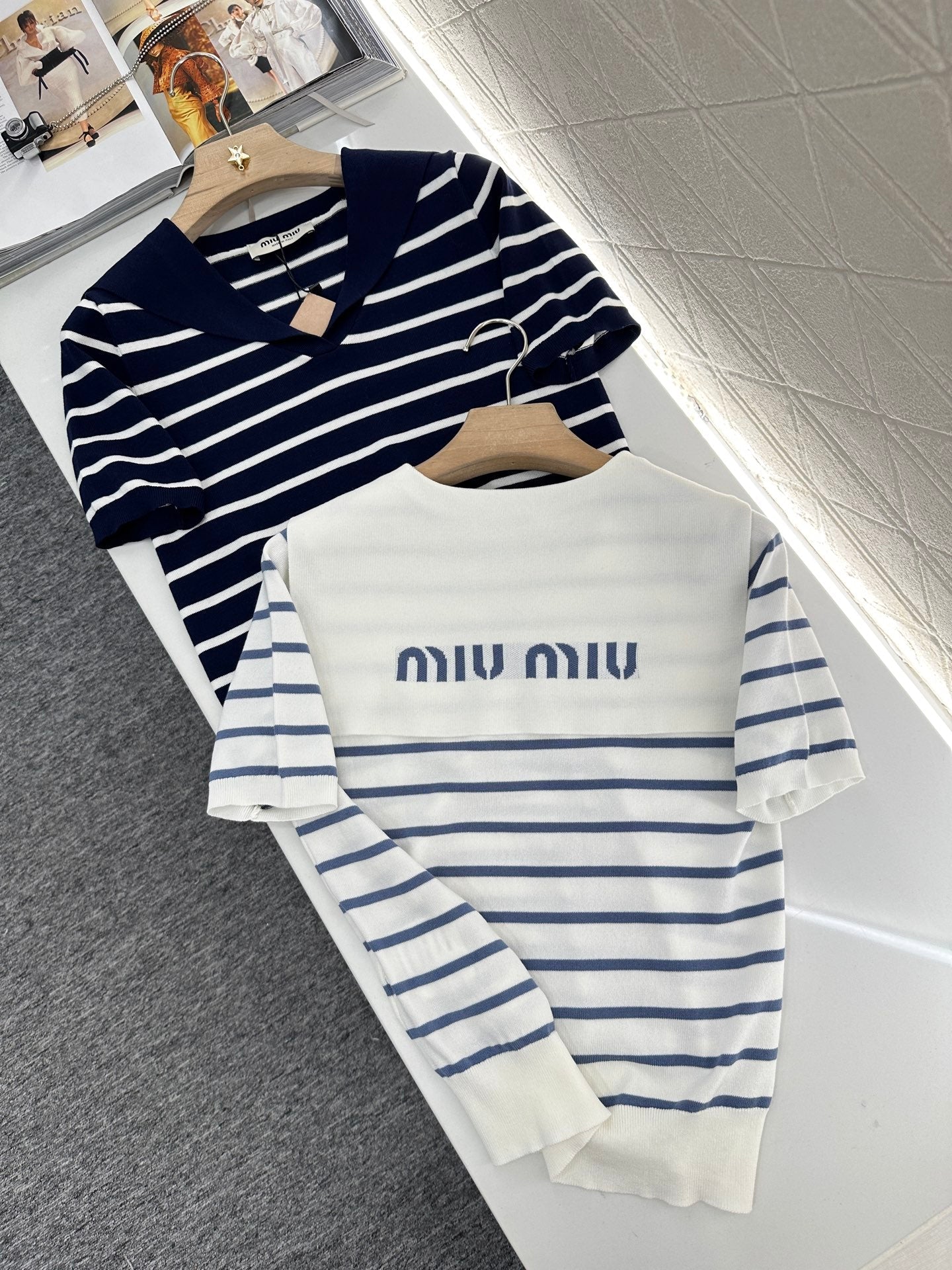 M 2024 new products Knitted short sleeves