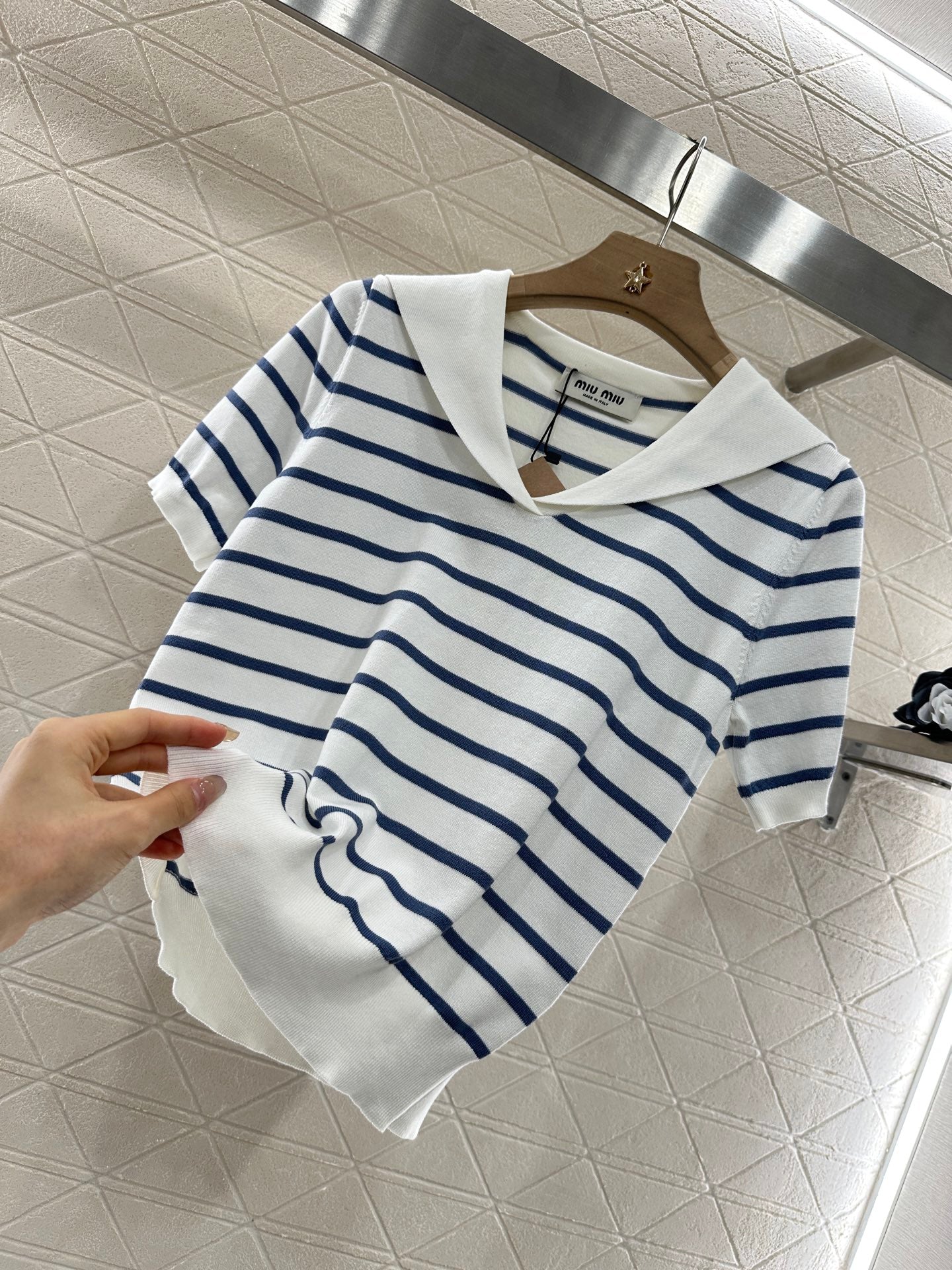 M 2024 new products Knitted short sleeves