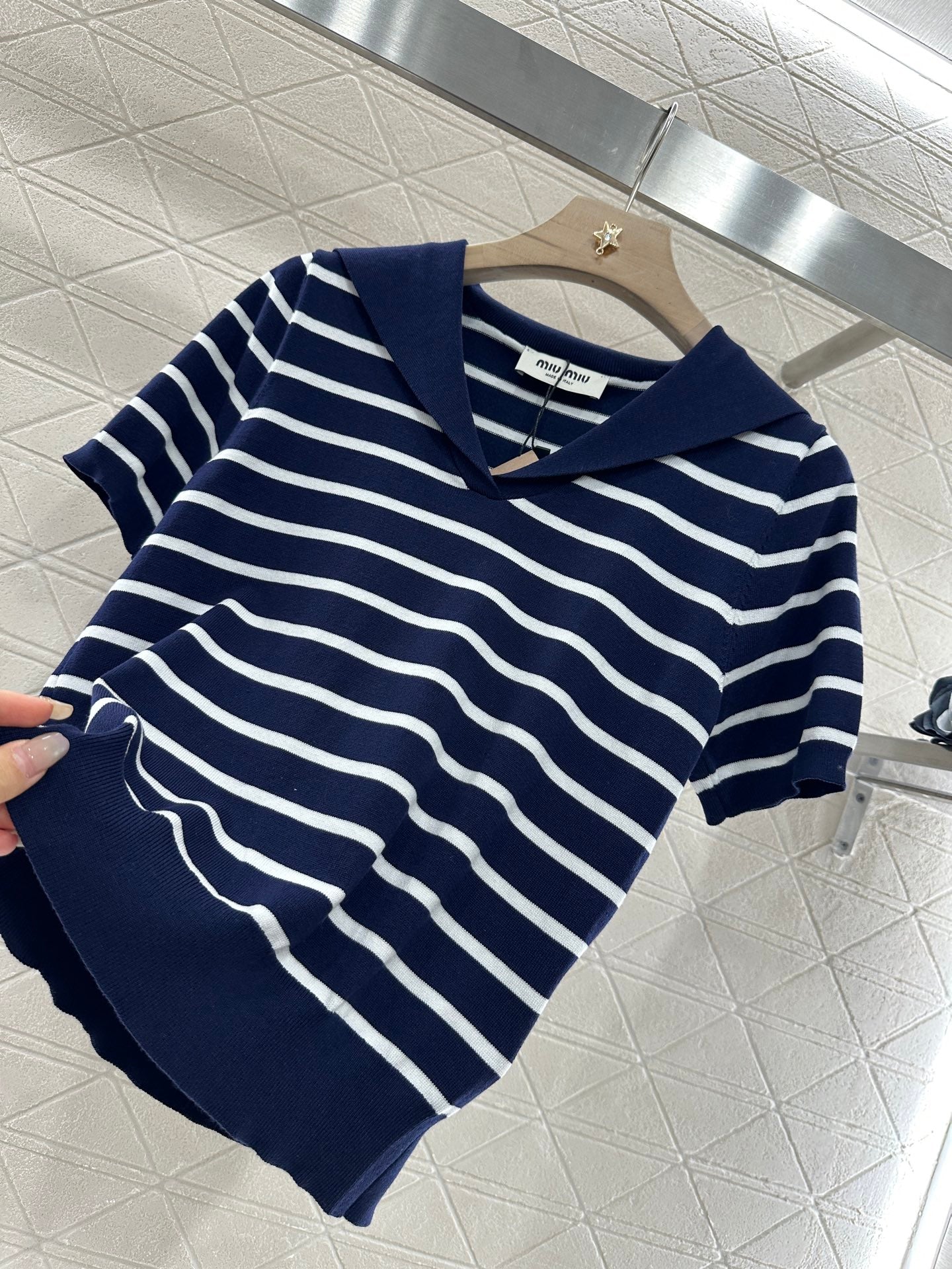 M 2024 new products Knitted short sleeves