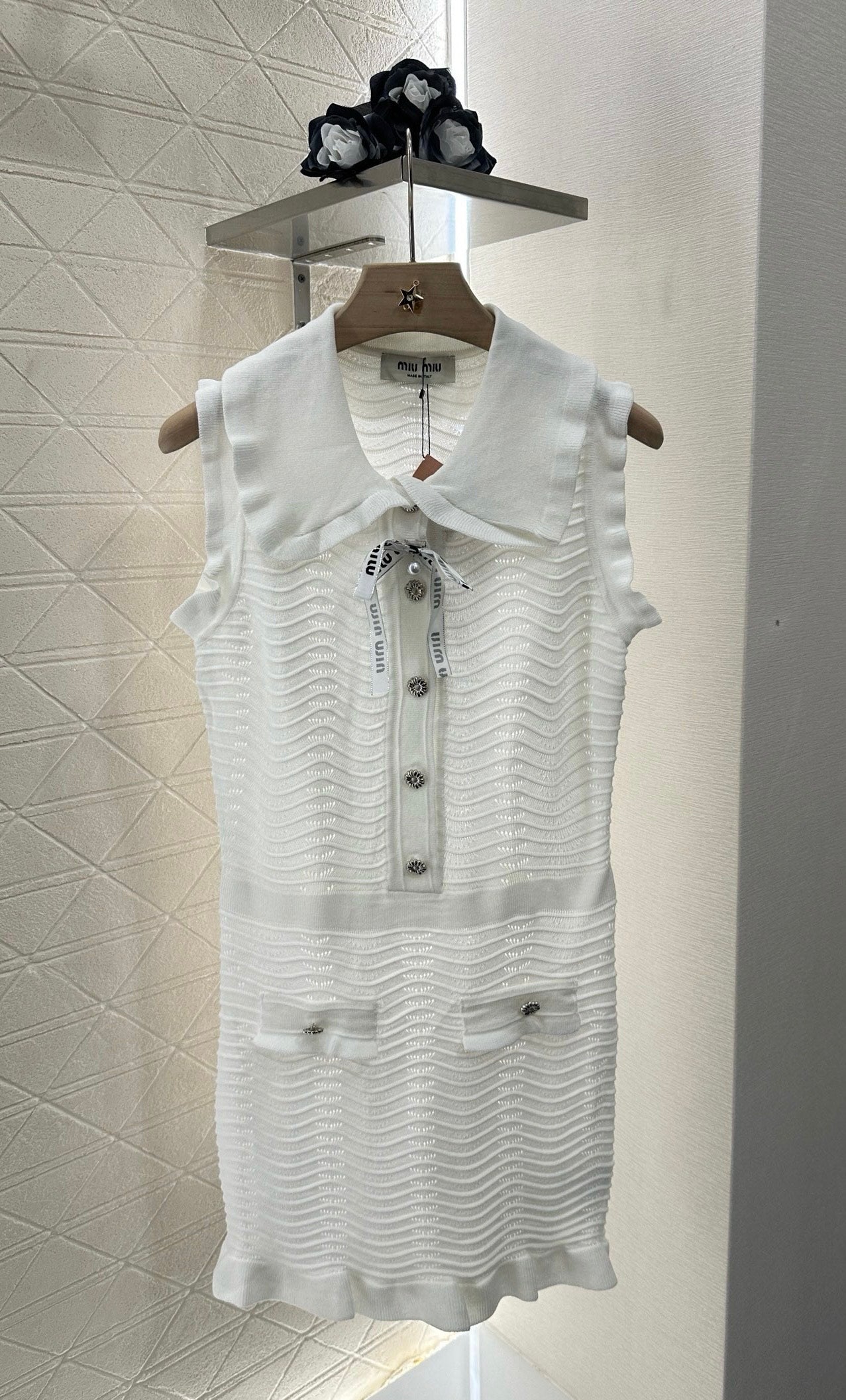 M ♥2025 new product Knitted vest dress
