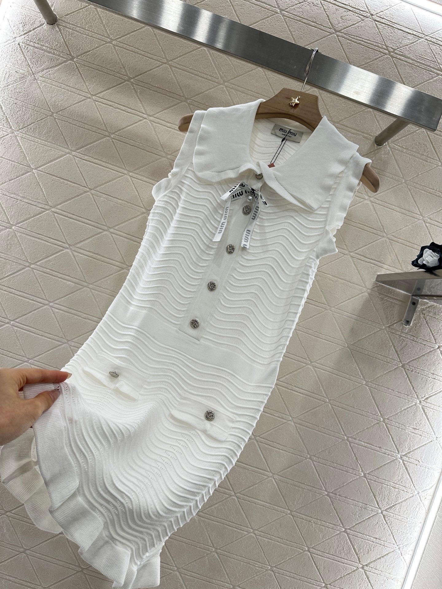 M ♥2025 new product Knitted vest dress