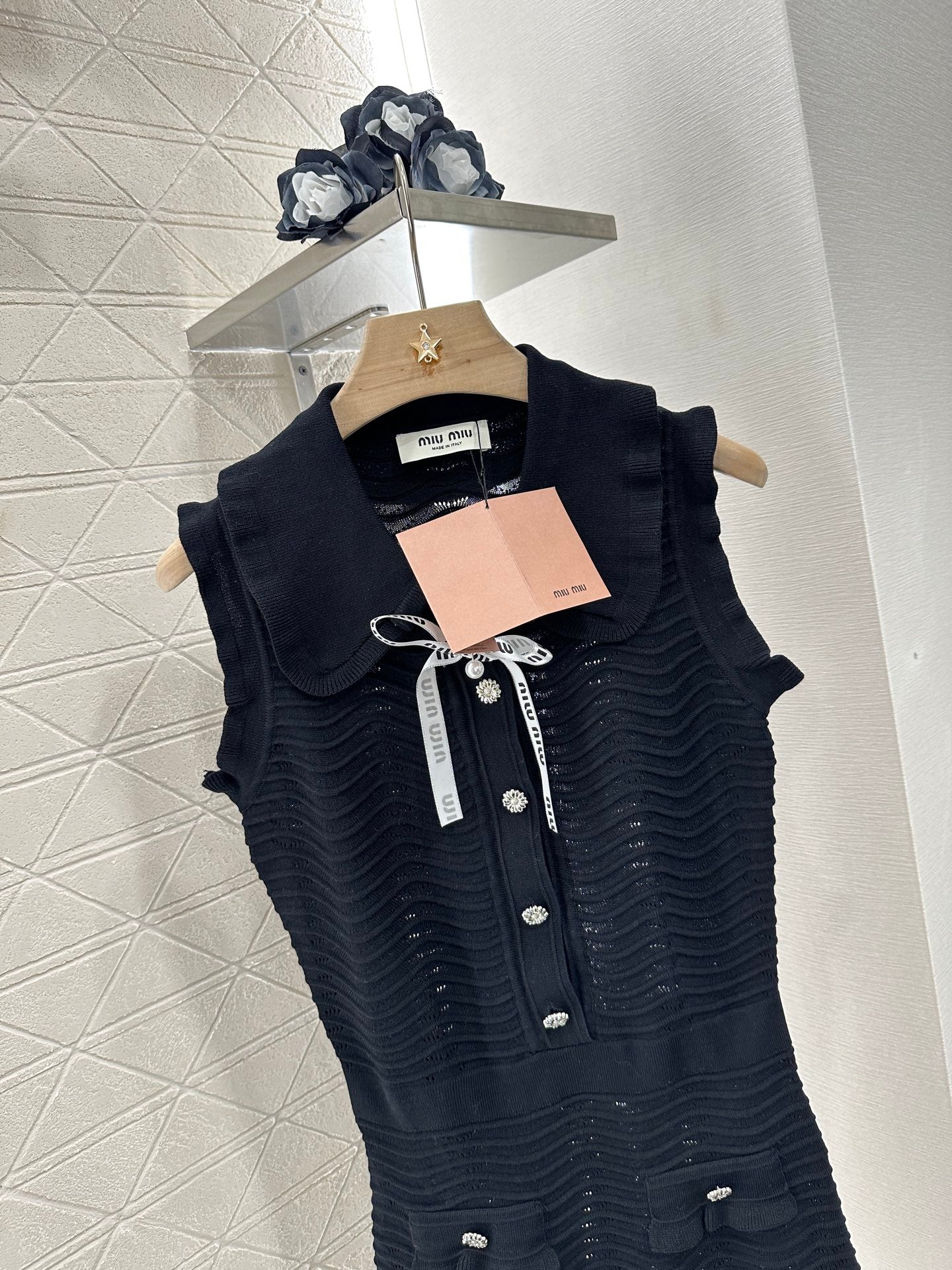 M 2025 new product Knitted vest dress