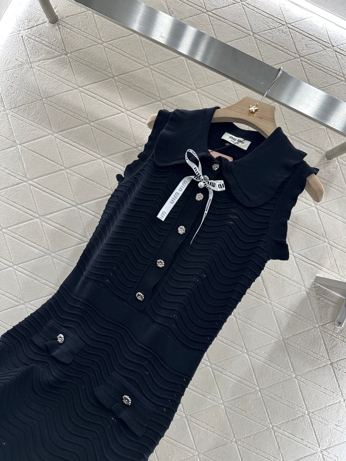 M 2025 new product Knitted vest dress