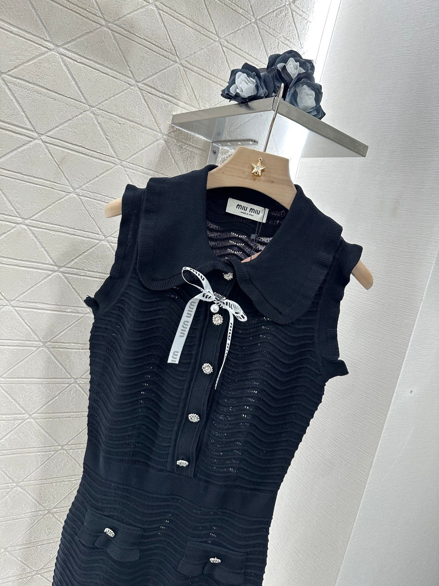 M 2025 new product Knitted vest dress