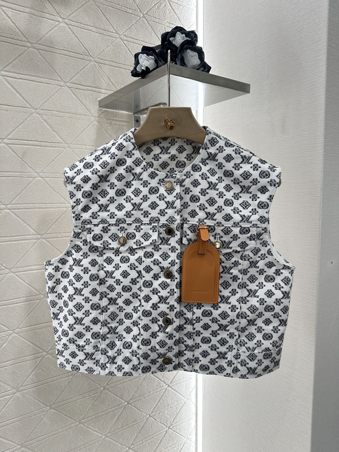 L 2025 neues Produkt Jeansweste und kurzer Rock Set