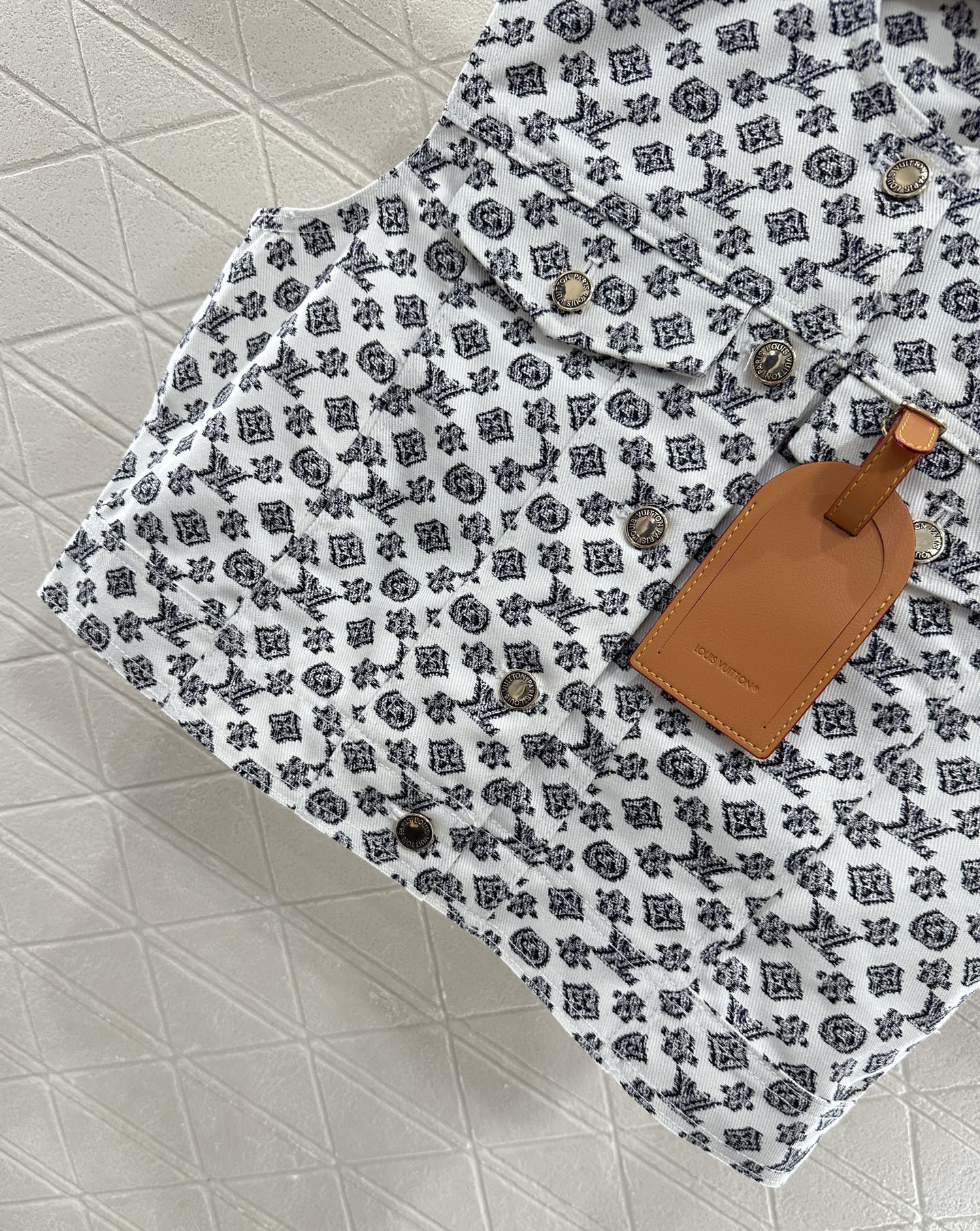 L 2025 neues Produkt Jeansweste und kurzer Rock Set