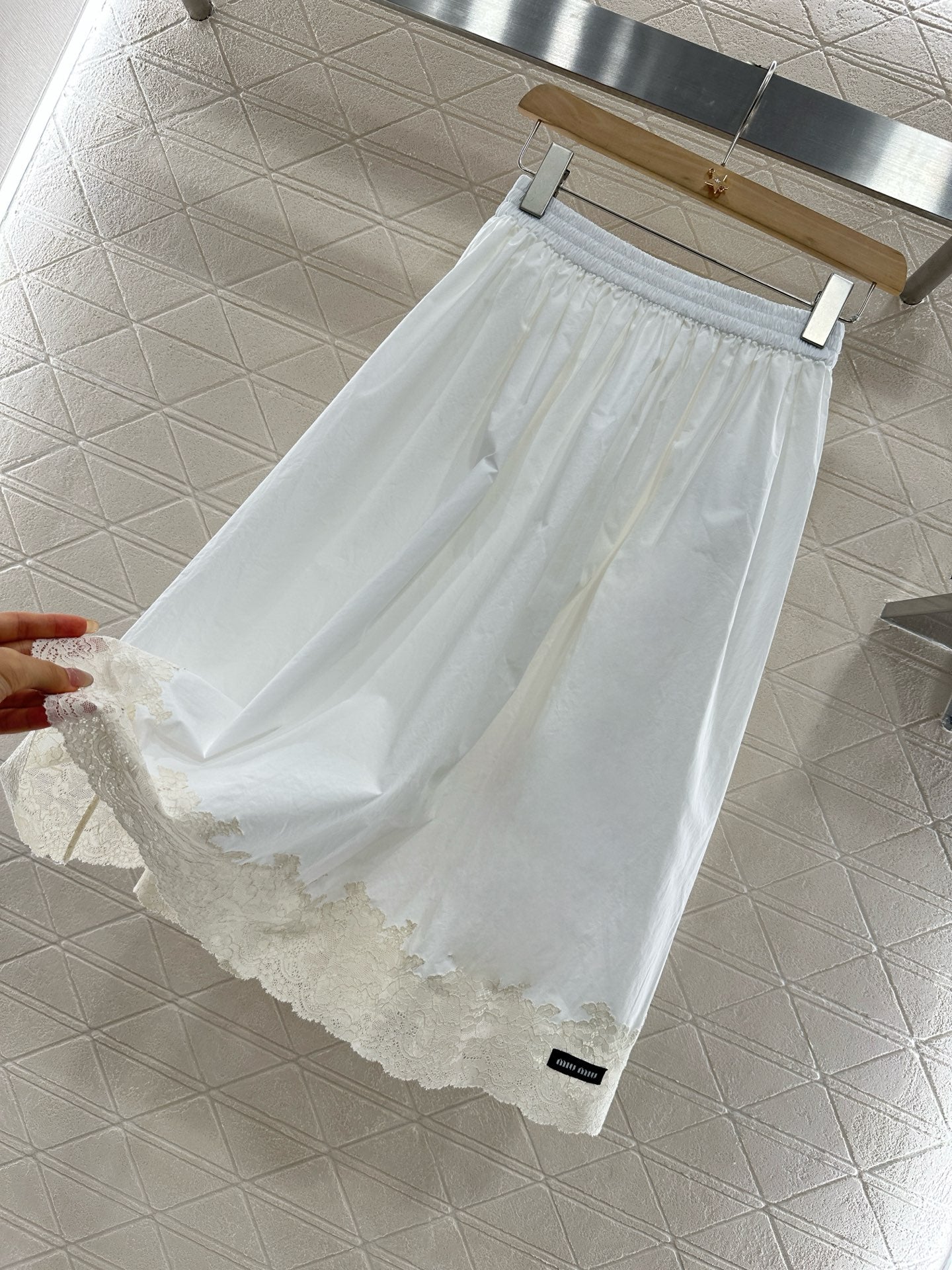 M New Arrival Lace Trim Skirt