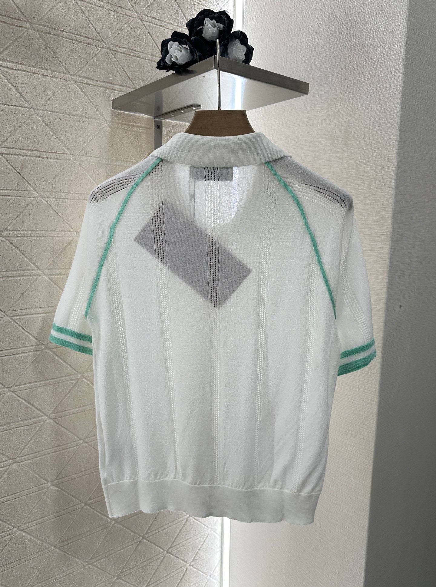 Mi*mi*♥New product Knitted short-sleeved cardigan