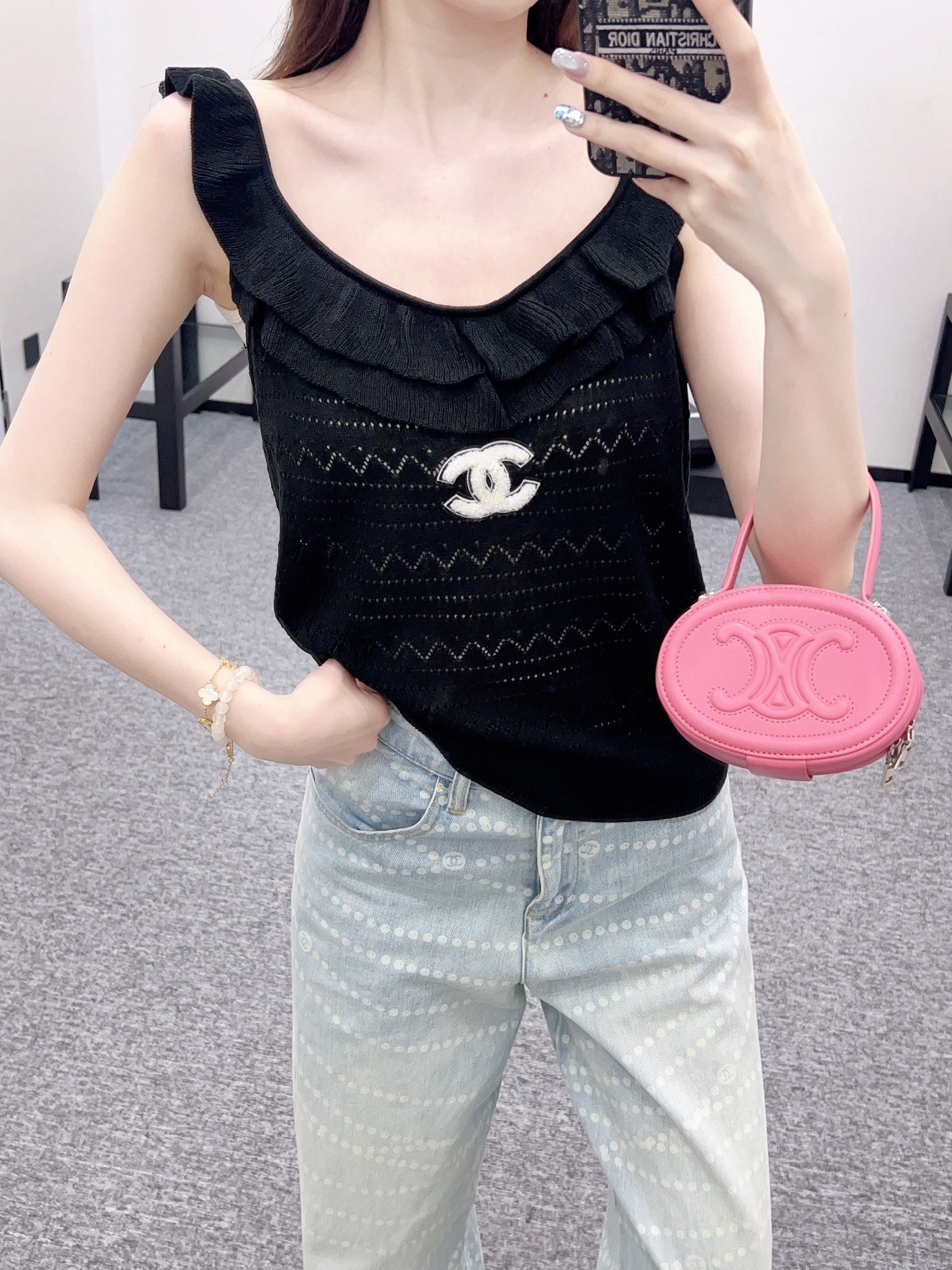 C*♥2025 new product Knitted vest