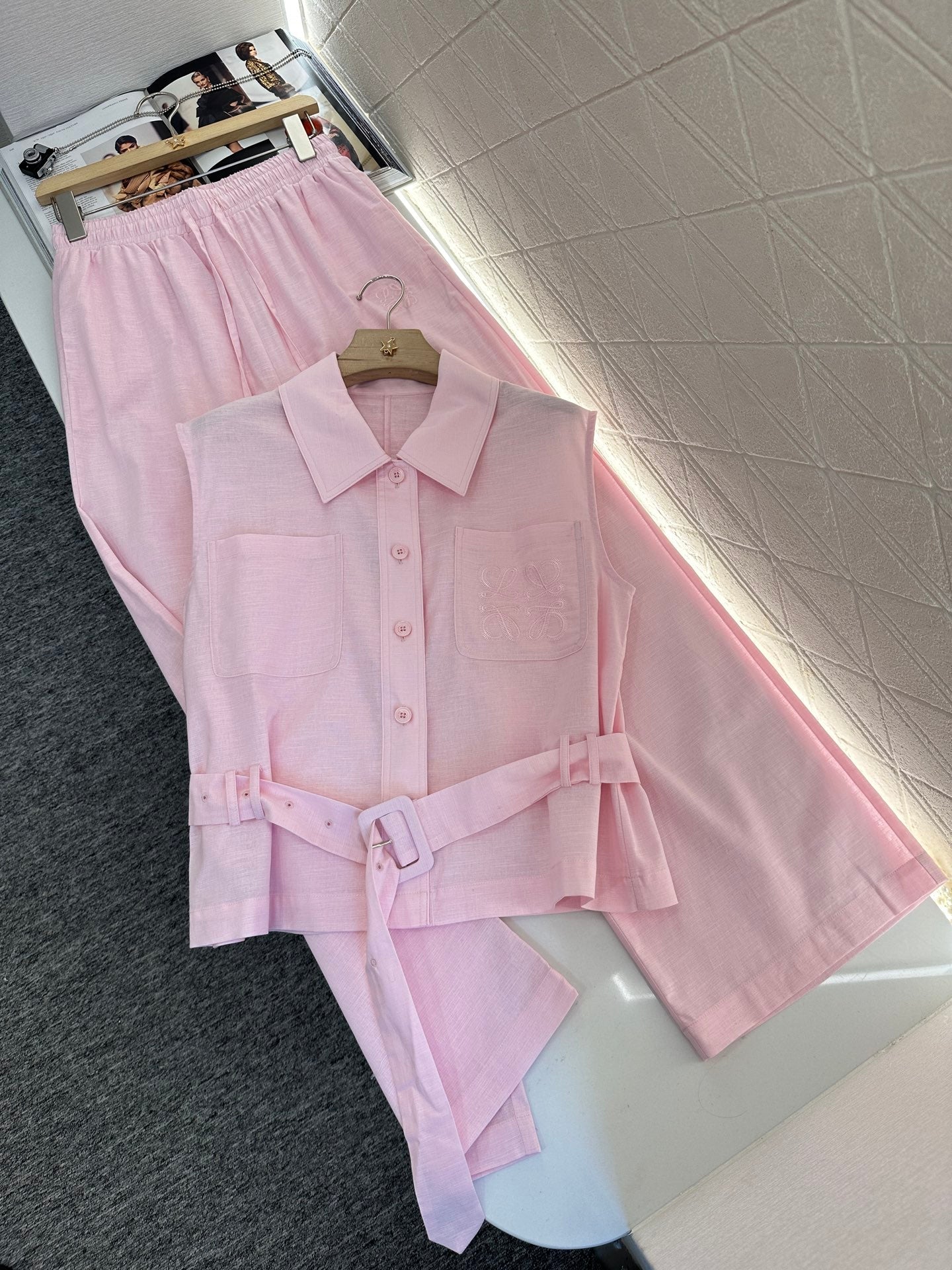 L*♥2025 new products Vest and trousers set