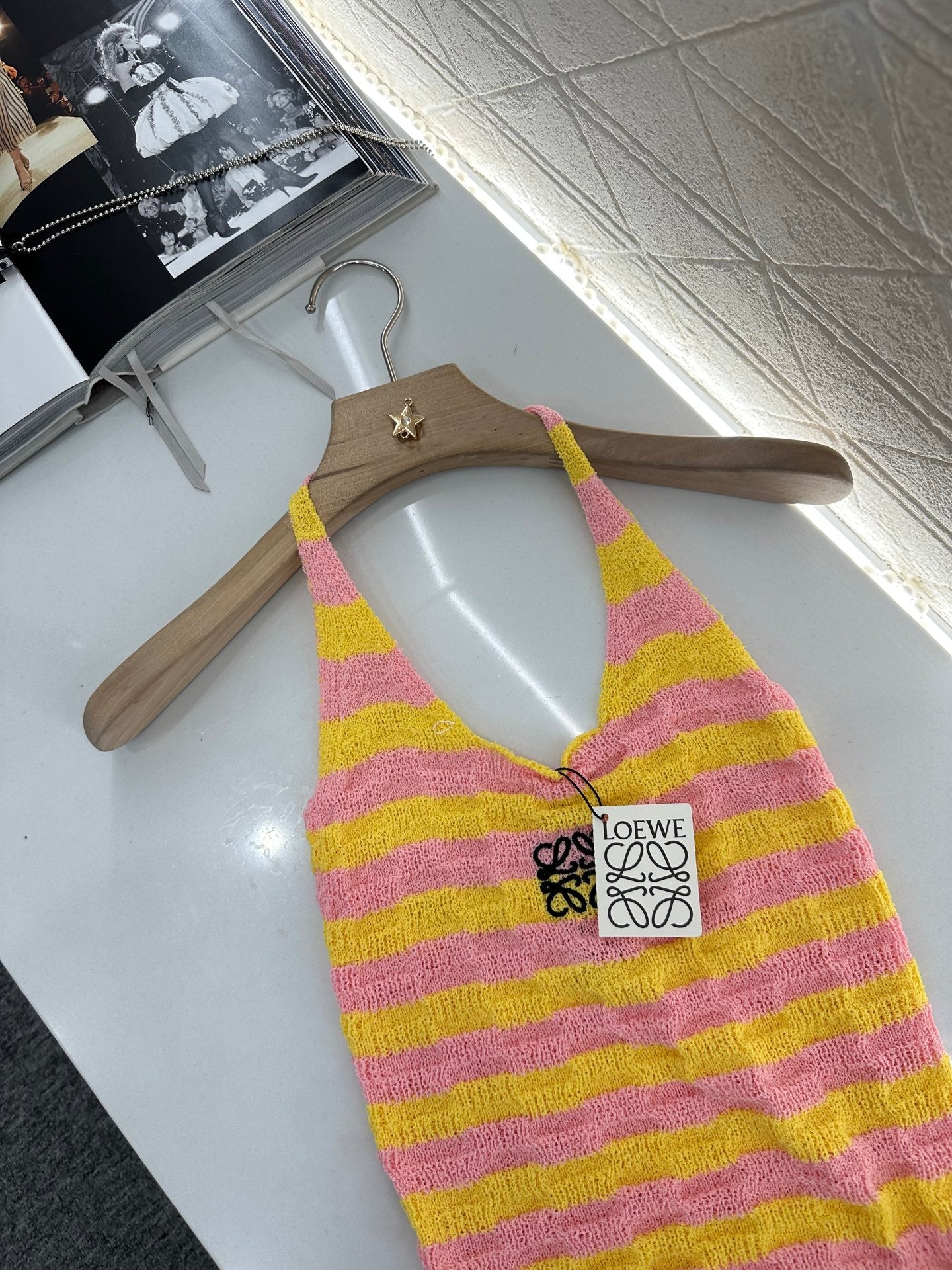 L*♥2025 new product Halter knitted vest