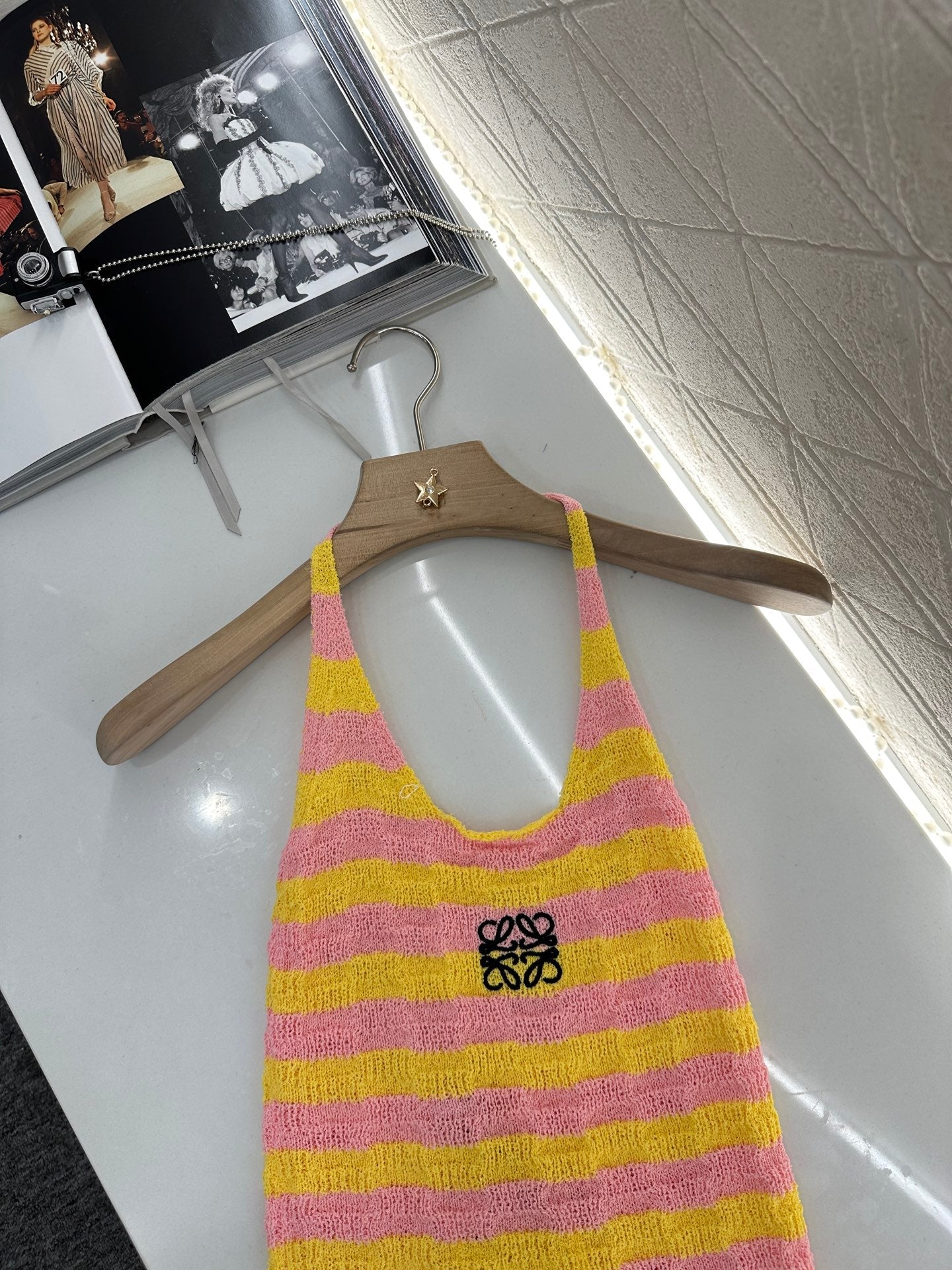 L*♥2025 new product Halter knitted vest