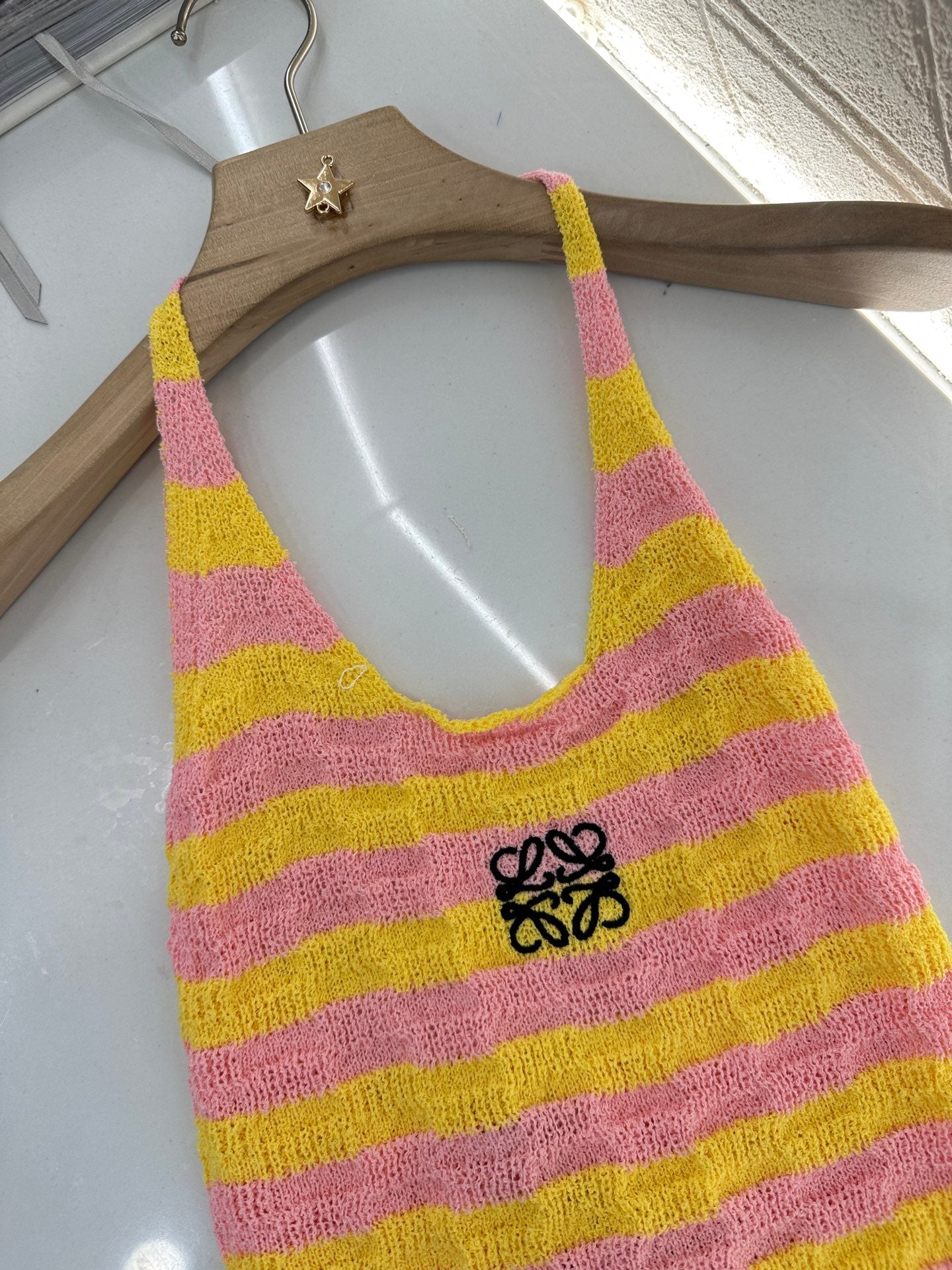 L*♥2025 new product Halter knitted vest