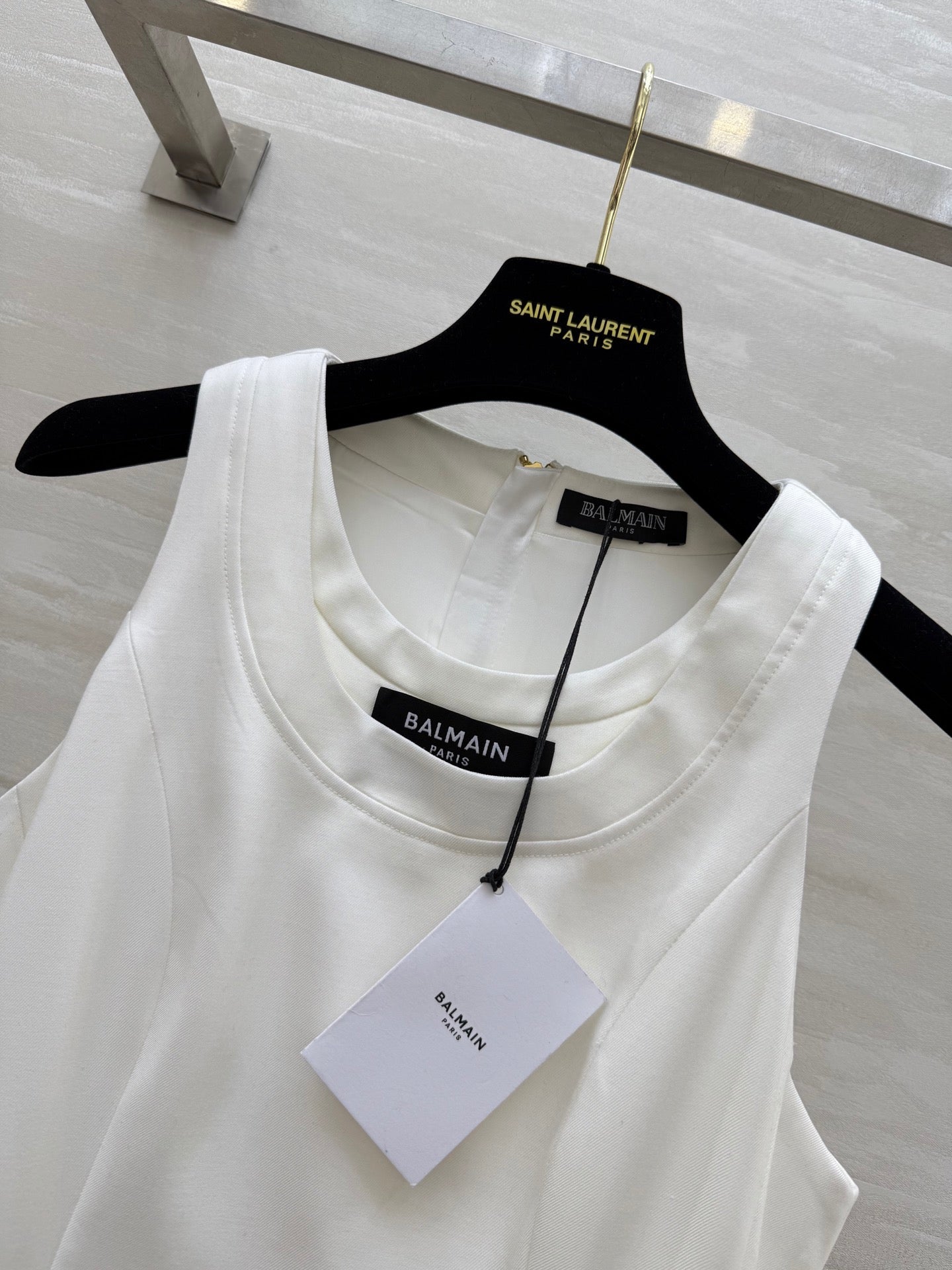B*♥2025 New Arrivals Sleeveless Dress with Logo