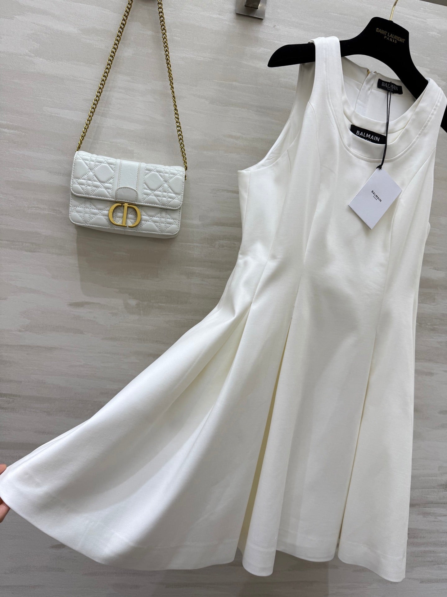 B*♥2025 New Arrivals Sleeveless Dress with Logo