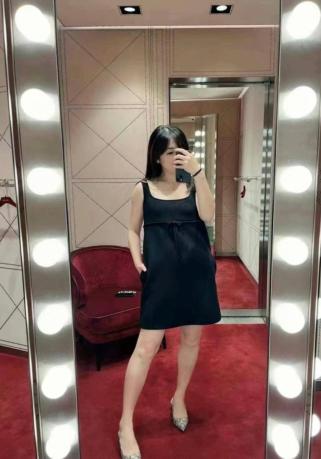 G*2025 new style high-end little black dress