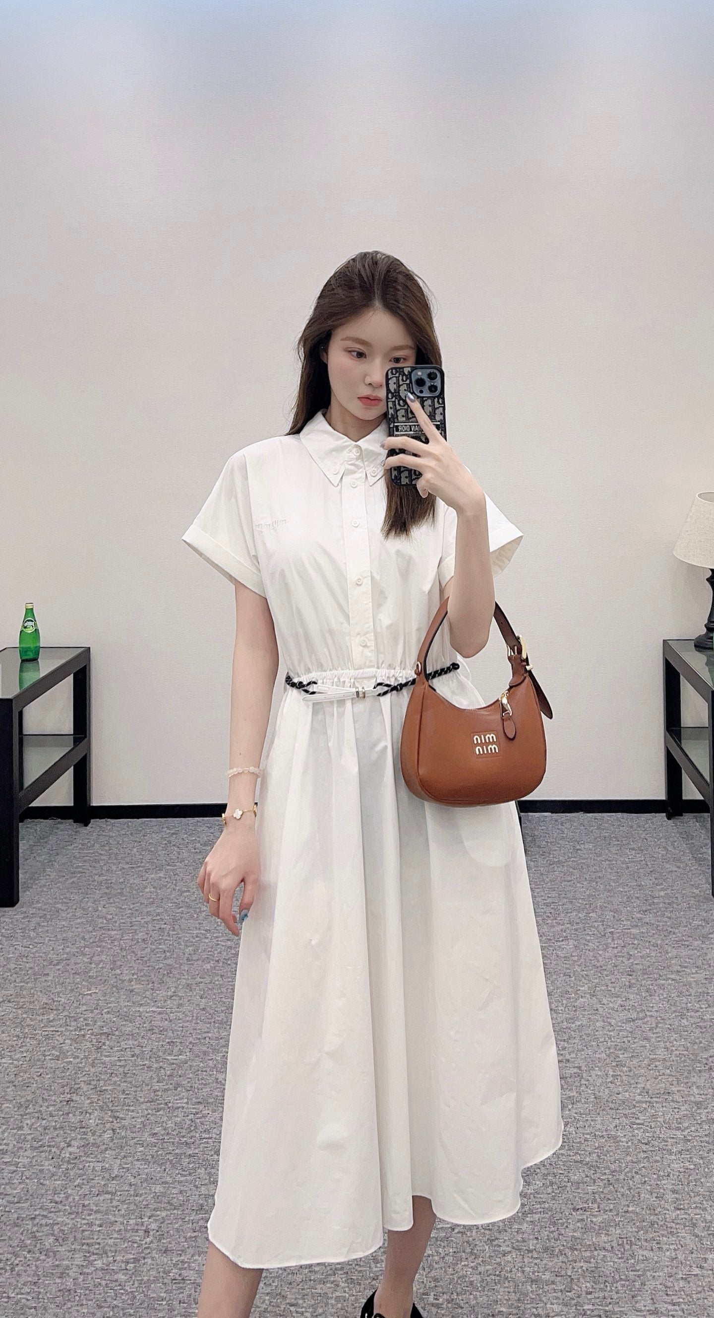 Mi*mi*♥2025 new products Belt dress