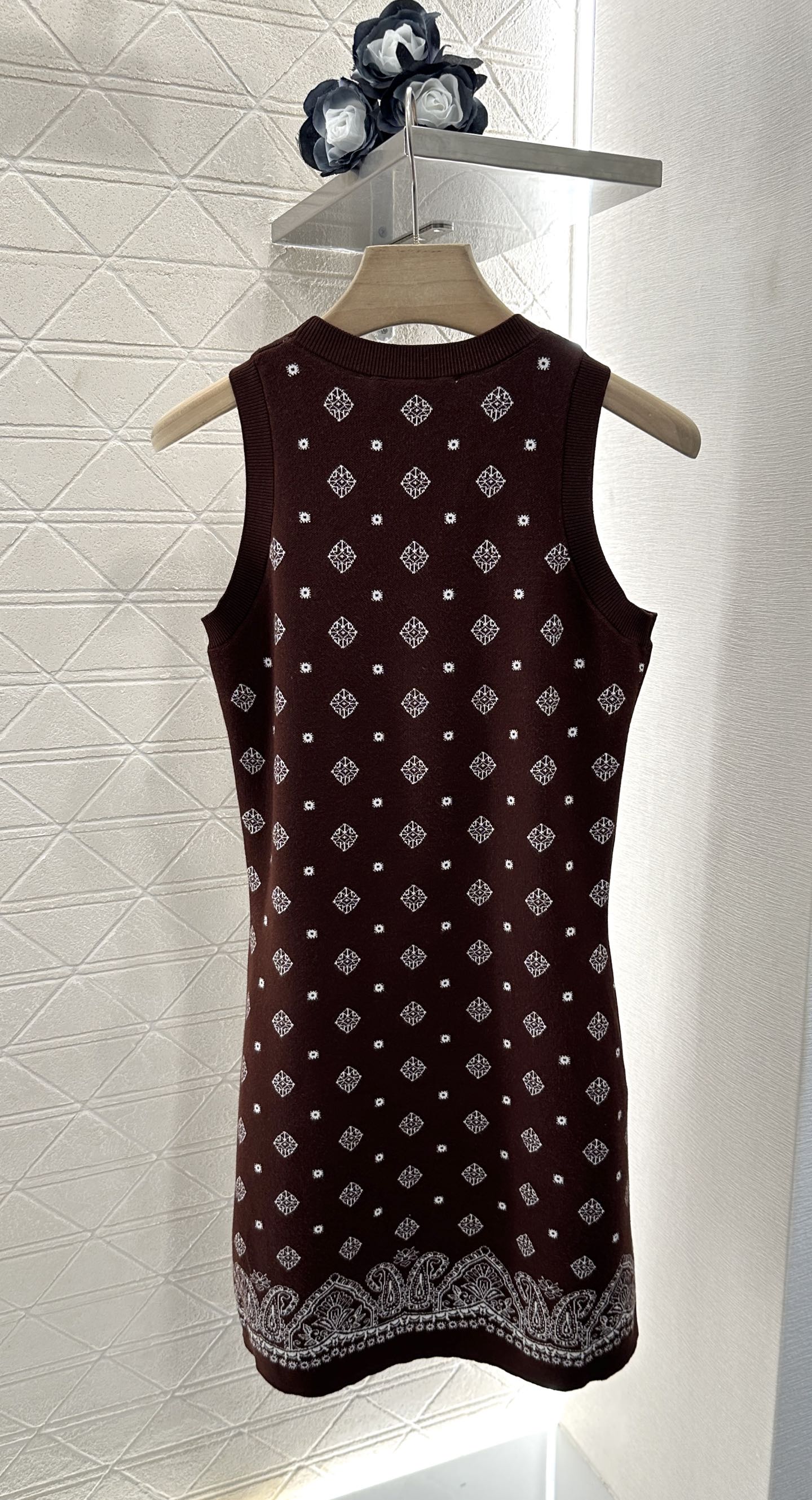 M 2025 new product Knitted vest dress