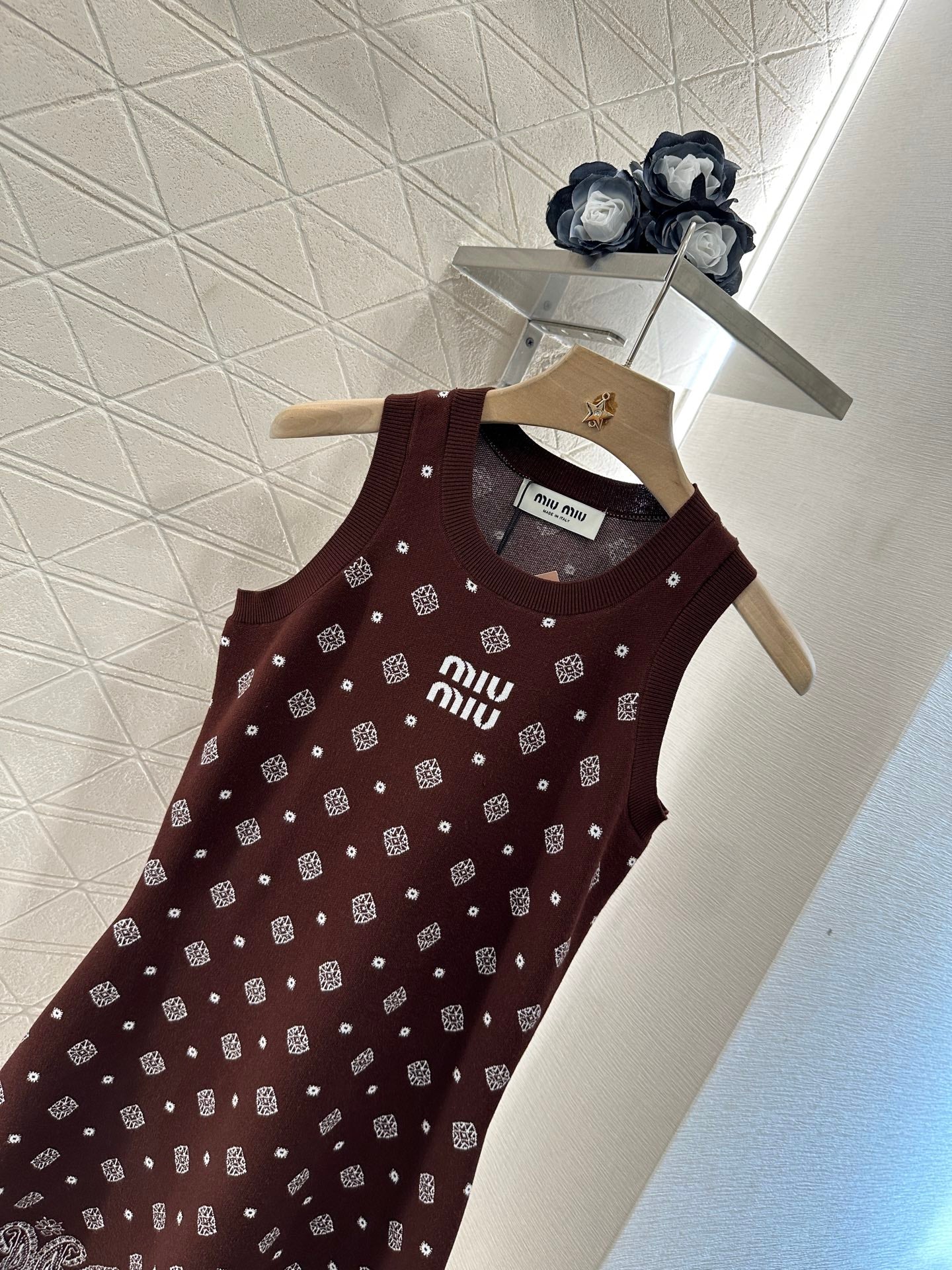 M 2025 new product Knitted vest dress