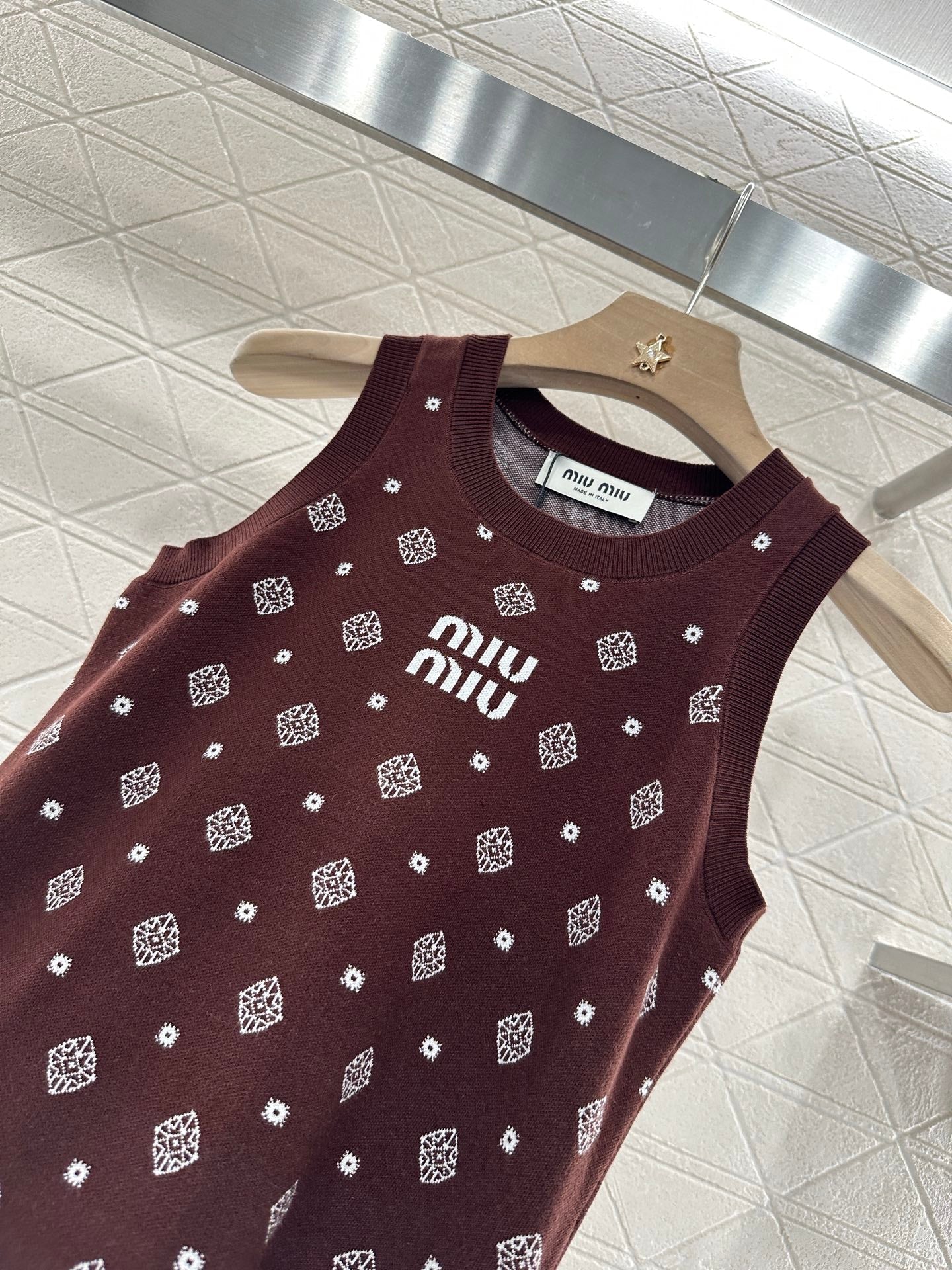 M 2025 new product Knitted vest dress