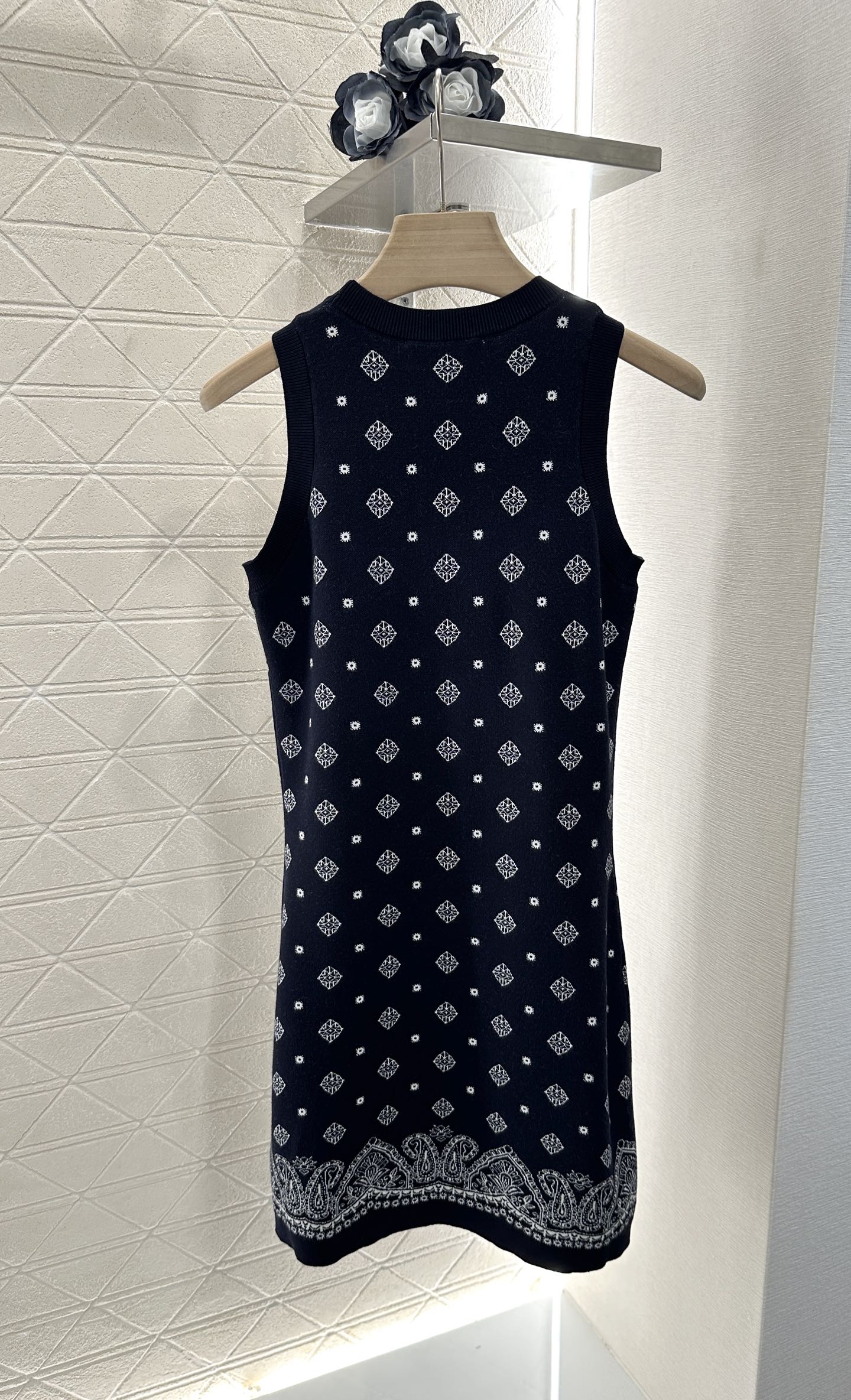 M 2025 new product Knitted vest dress