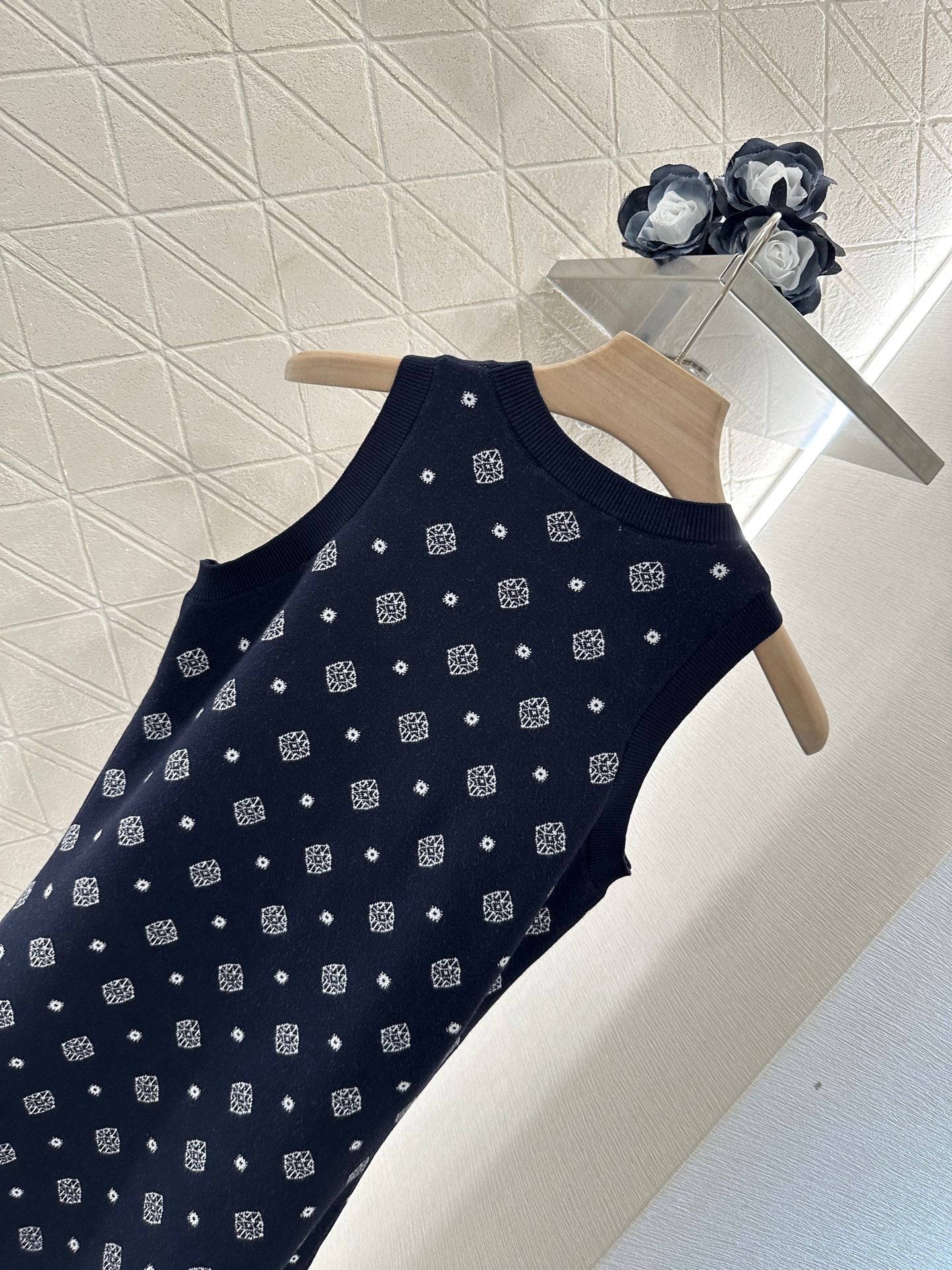 M 2025 new product Knitted vest dress