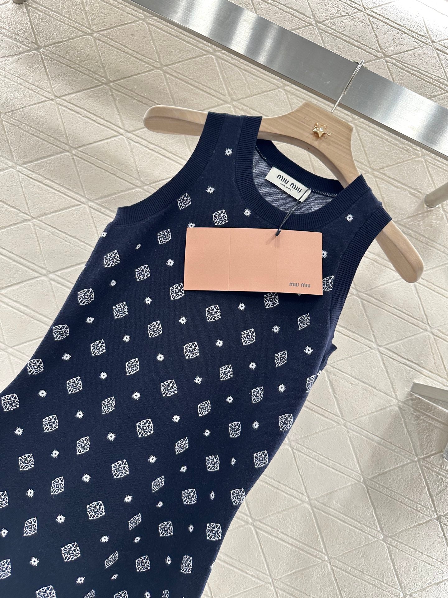 M 2025 new product Knitted vest dress