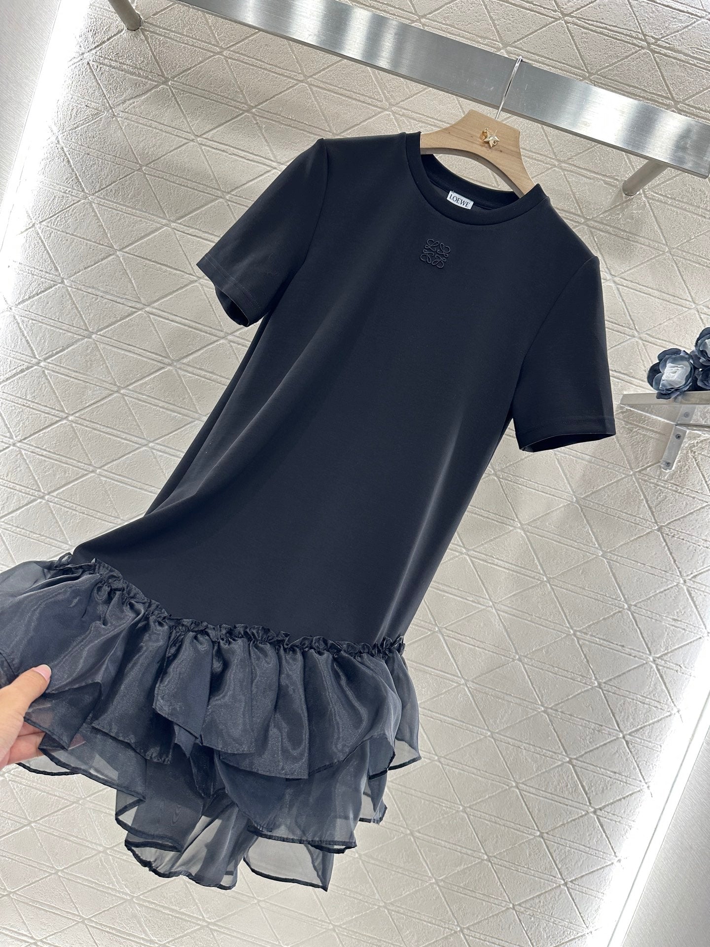 L 2025 new product Round neck dress
