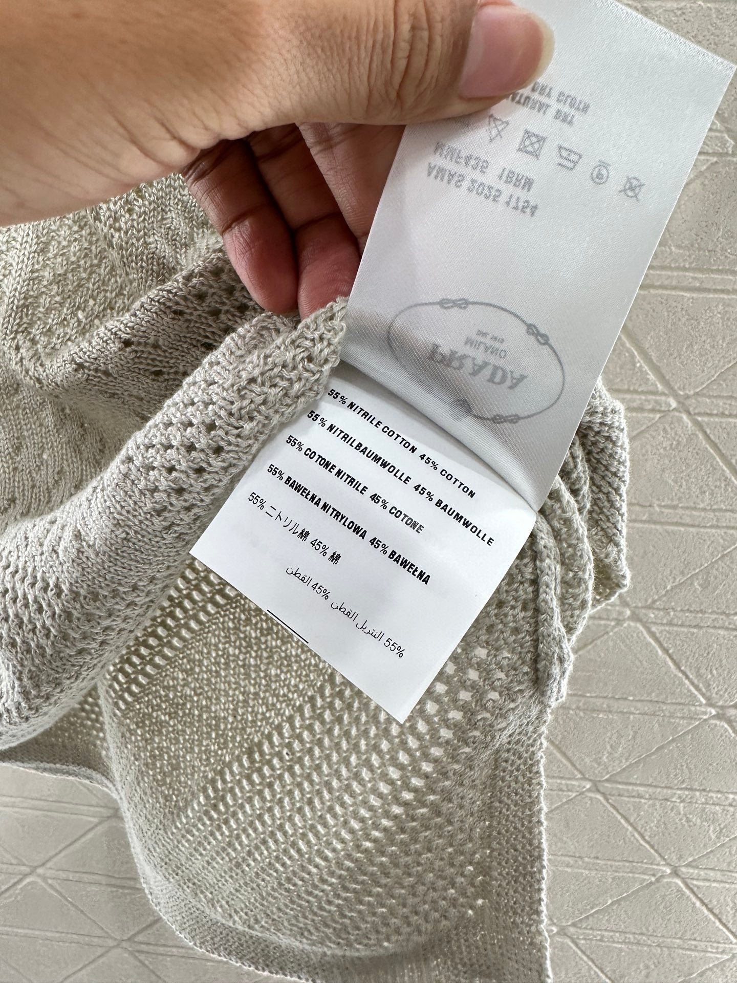 P 2025 new product Hollow knitted vest