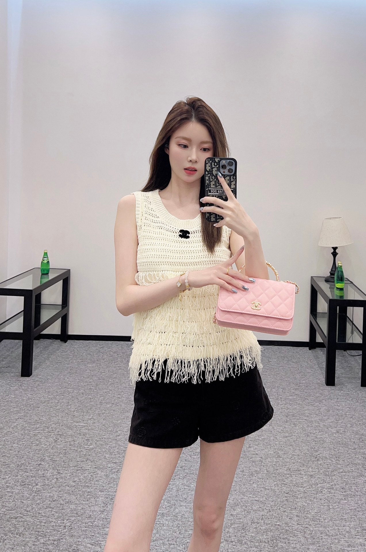 C 2025 new product Tassel knitted vest