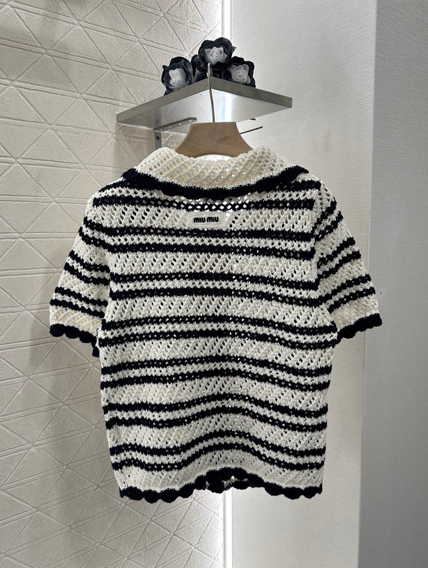 M 2025 new product Short-sleeved cardigan and skirt set