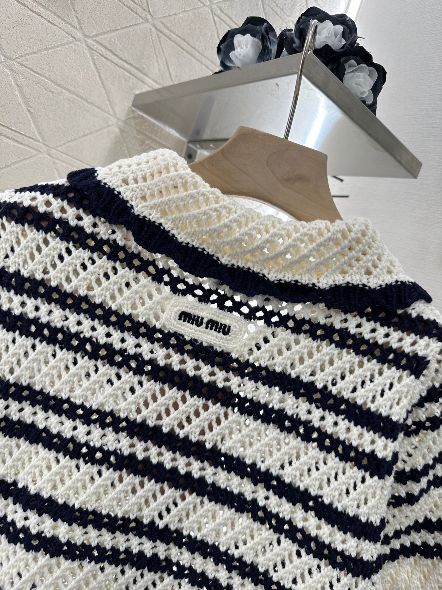 M 2025 new product Short-sleeved cardigan and skirt set