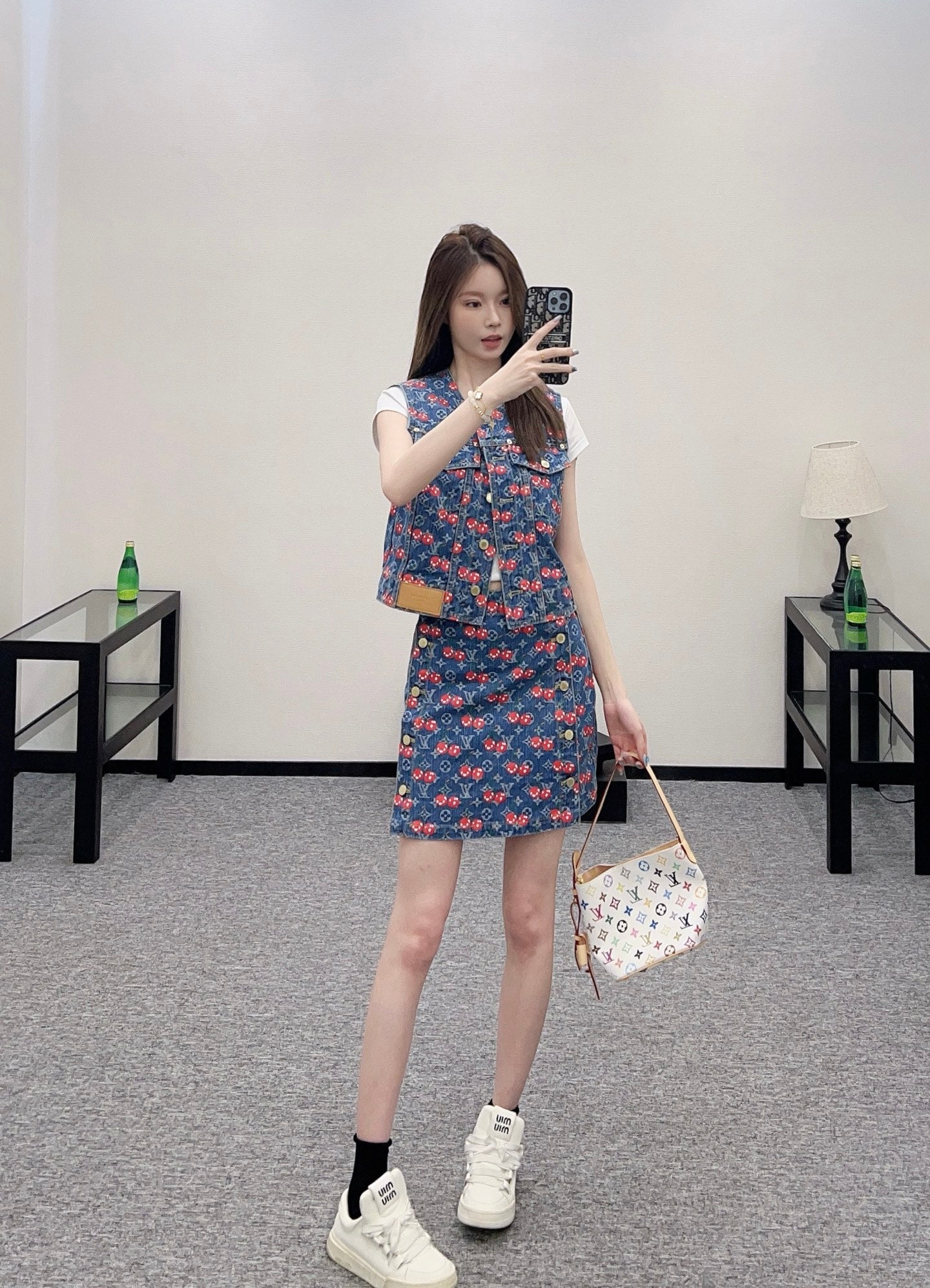 L 2025 new products Vest and skirt set