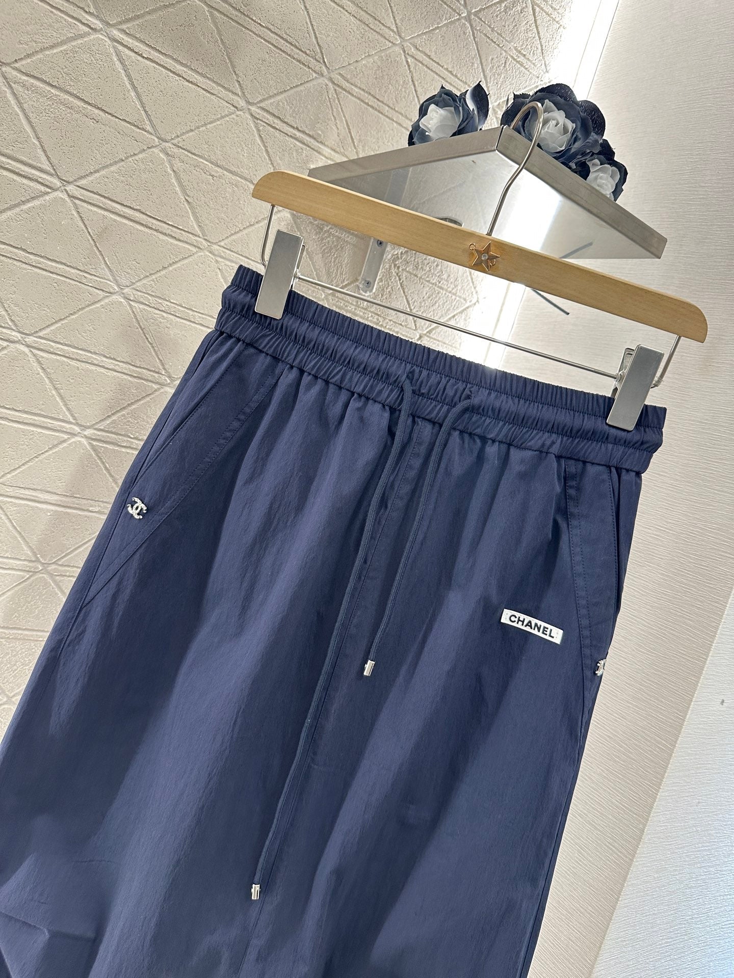 C 2025 new product Slit drawstring skirt