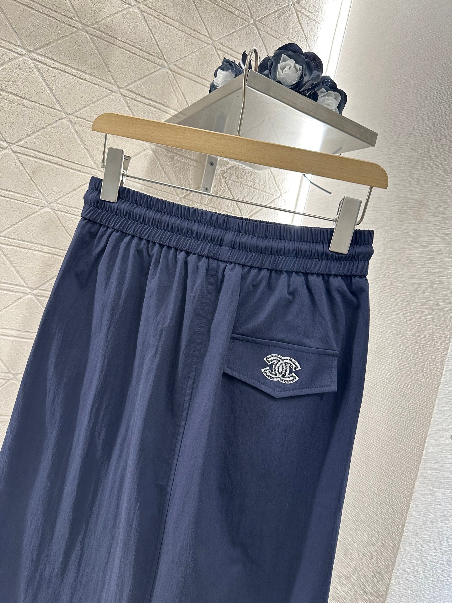 C 2025 new product Slit drawstring skirt