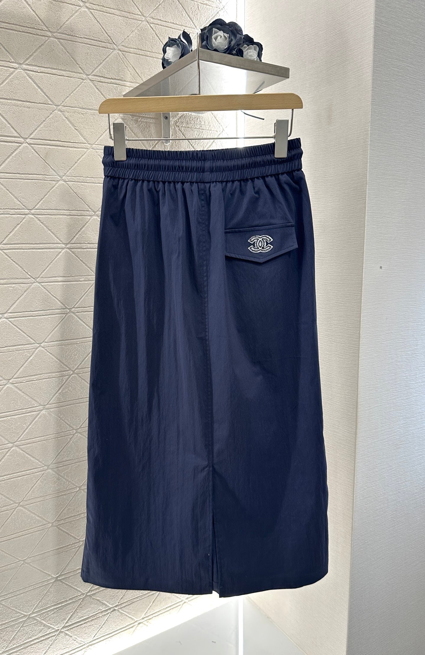 C 2025 new product Slit drawstring skirt