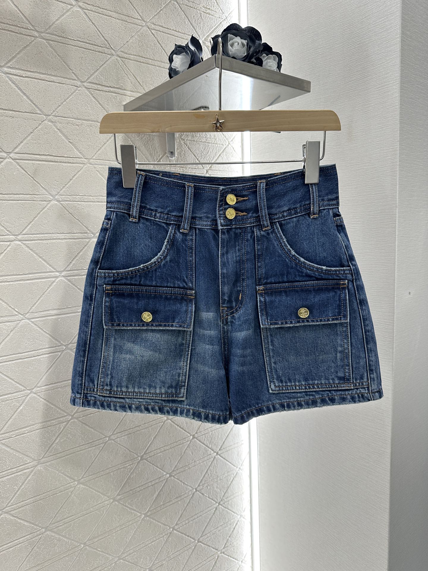 Ce 25 new products Denim pocket shorts
