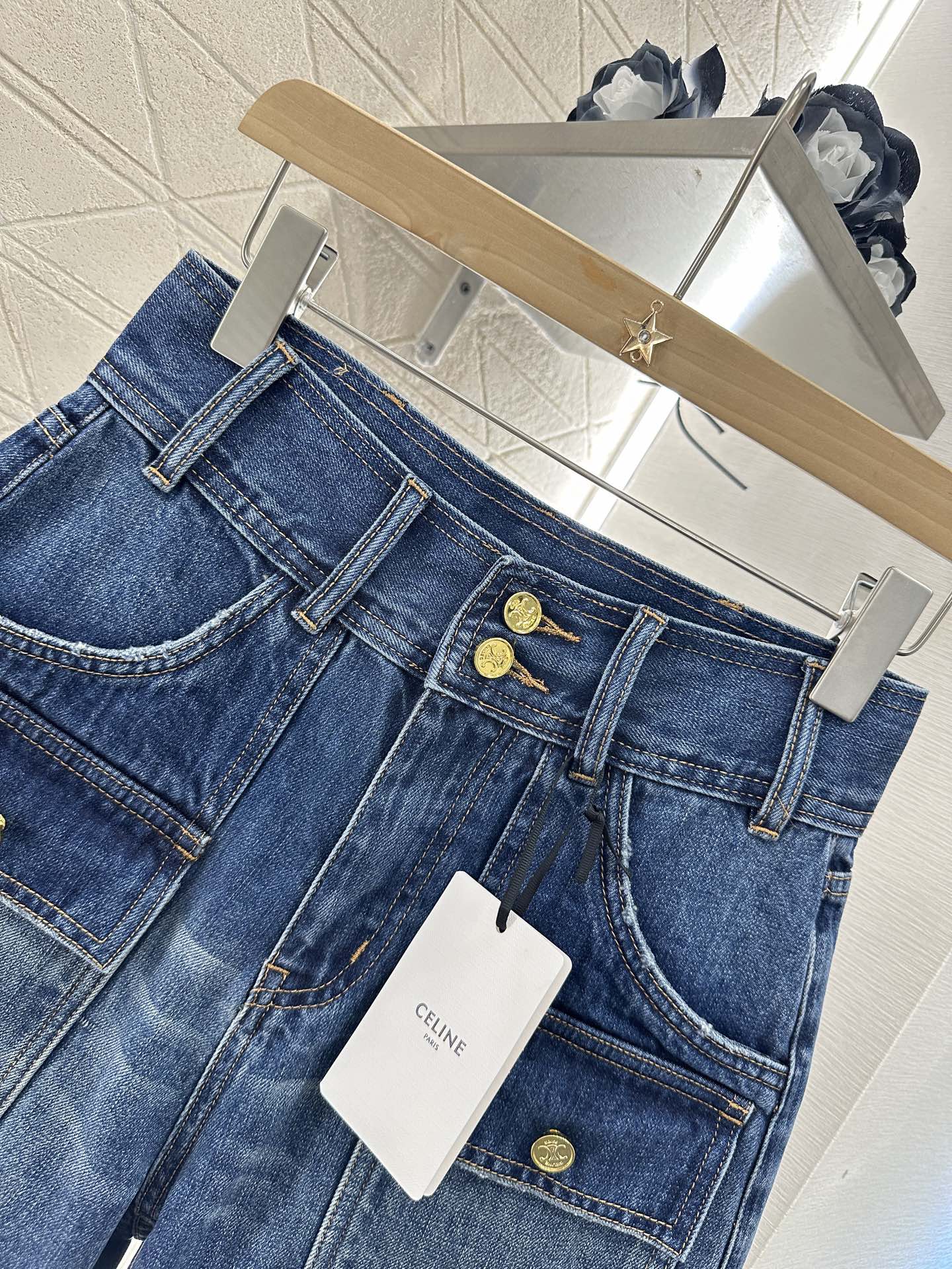 Ce 25 new products Denim pocket shorts