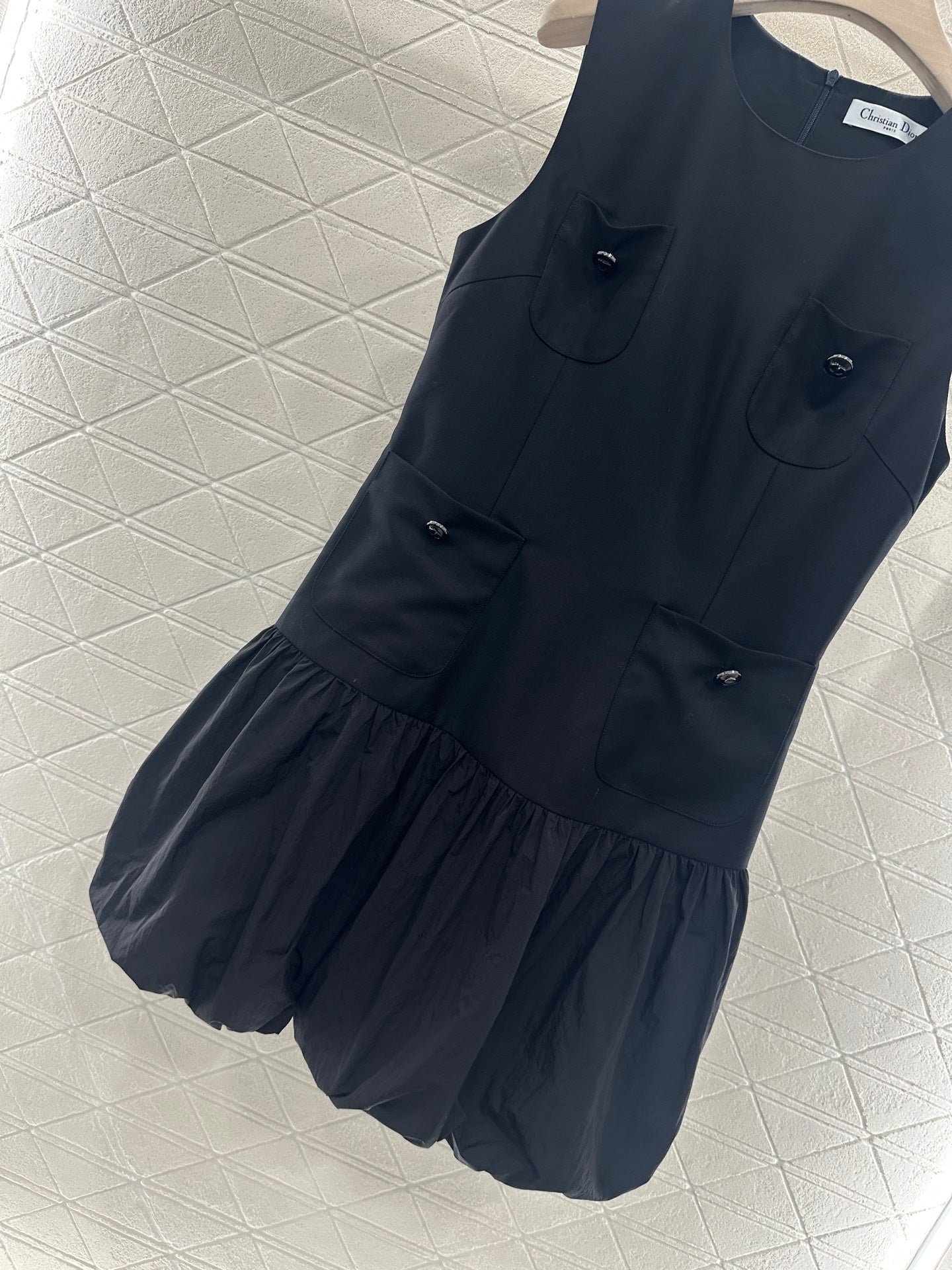 D 2025 new product Pocket vest dress