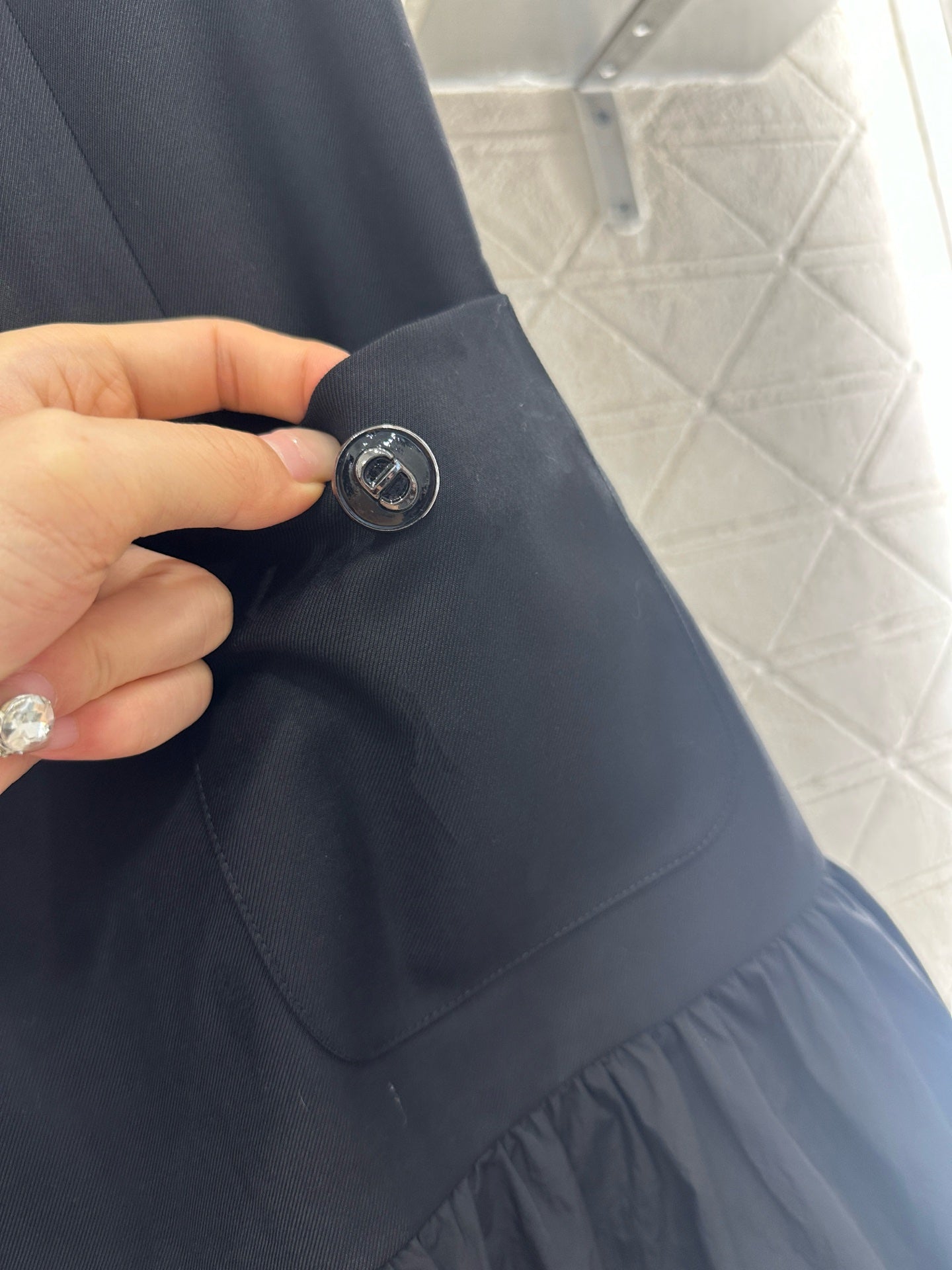D 2025 new product Pocket vest dress