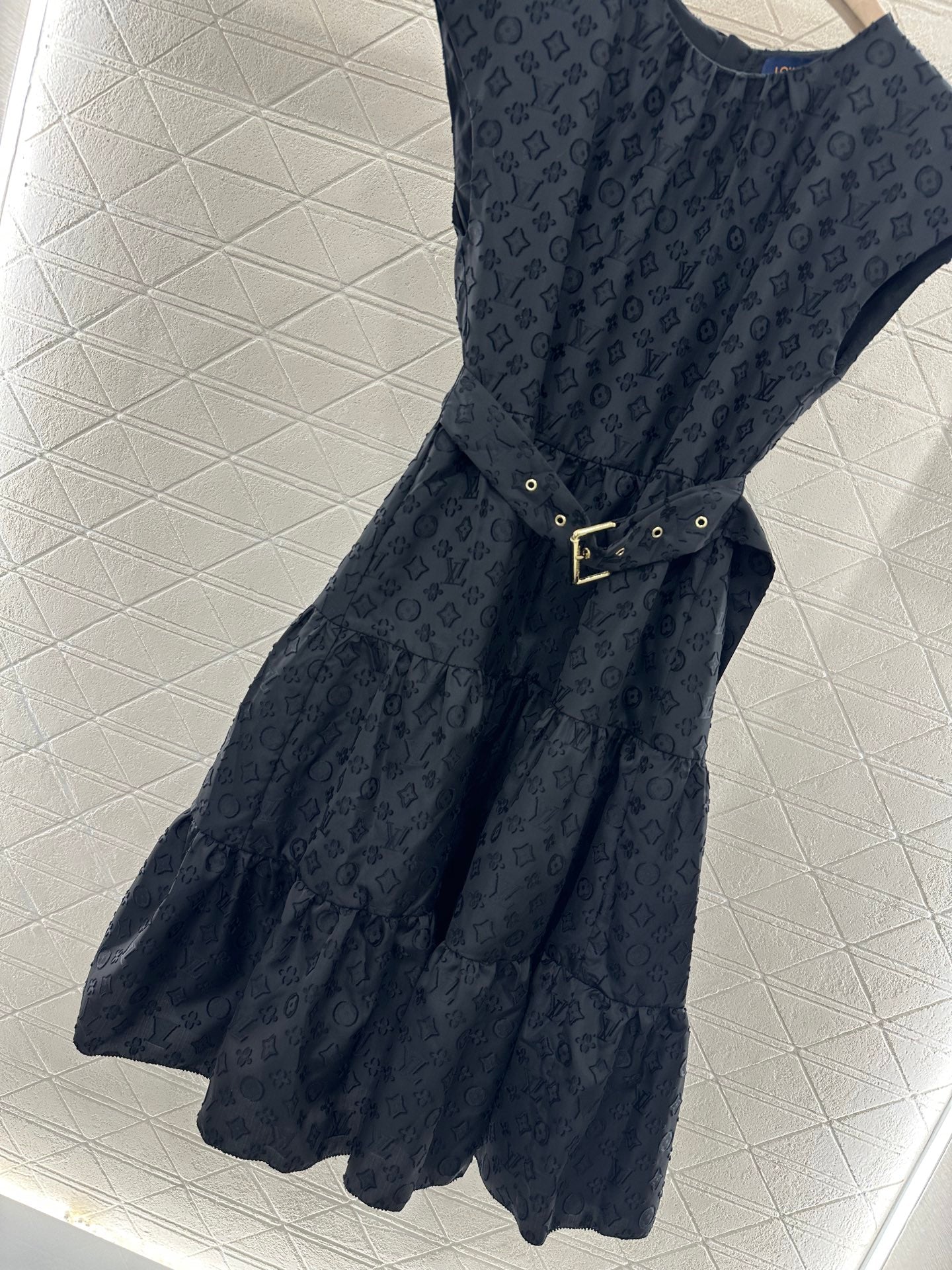 L 25 new arrival Belt sleeveless dress