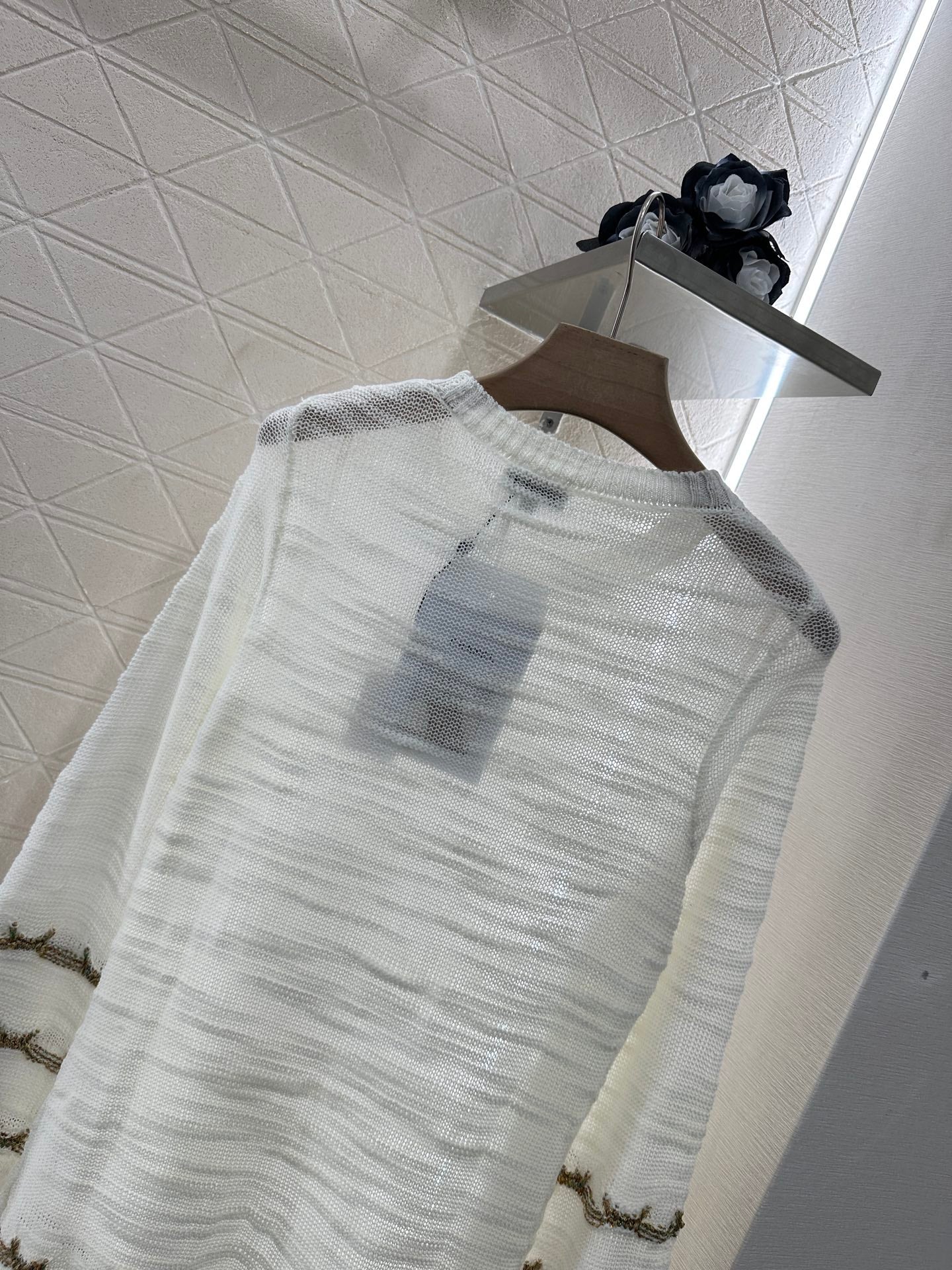 C 2025 new product Embroidered knitted dress