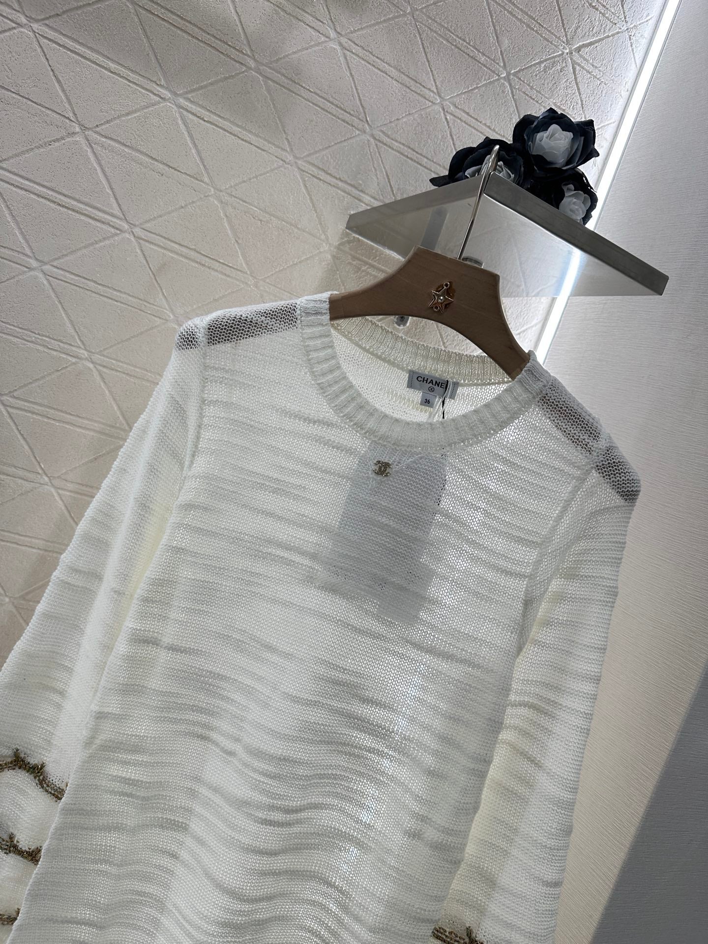 C 2025 new product Embroidered knitted dress