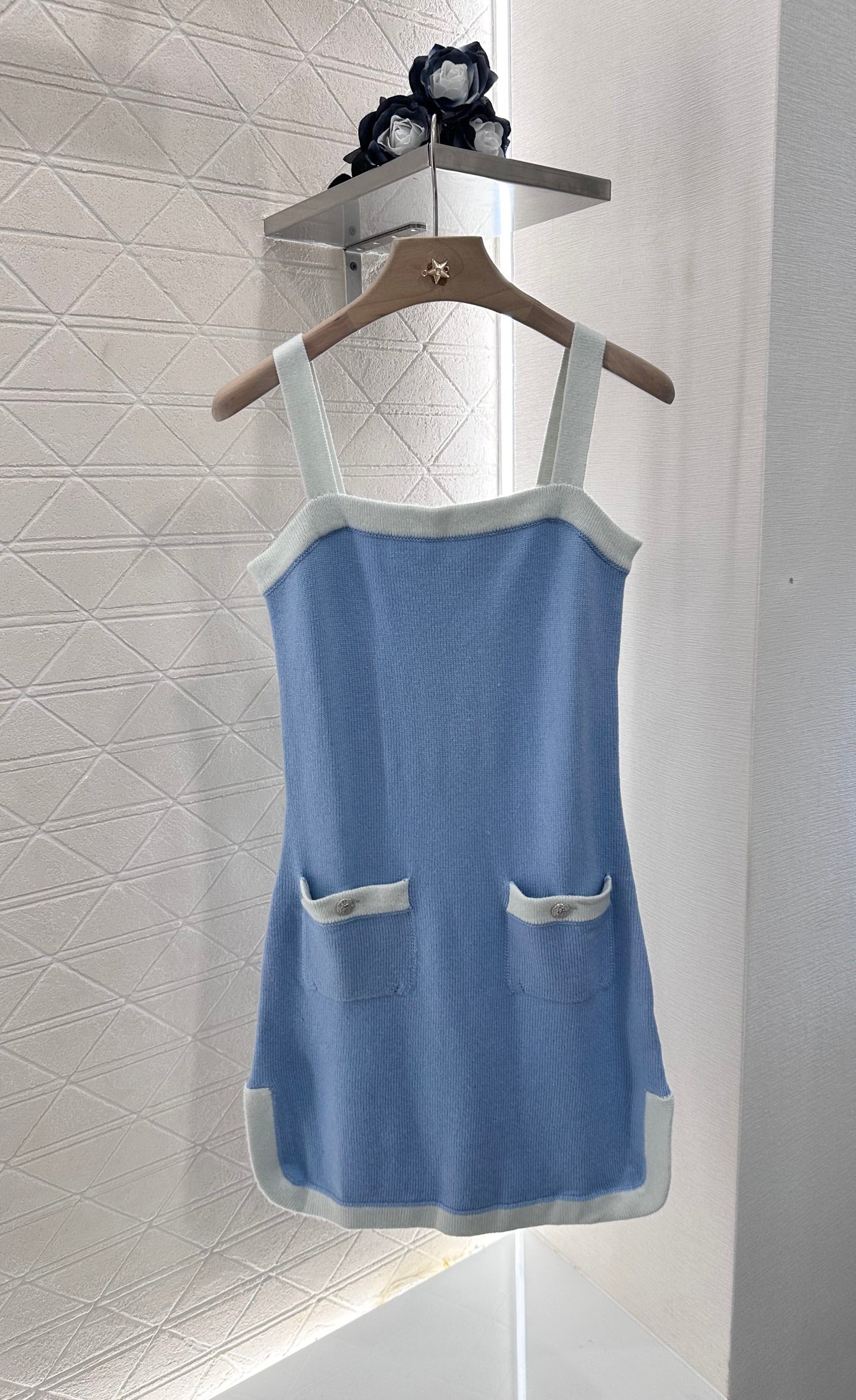 C 2025 new product Knitted suspender skirt