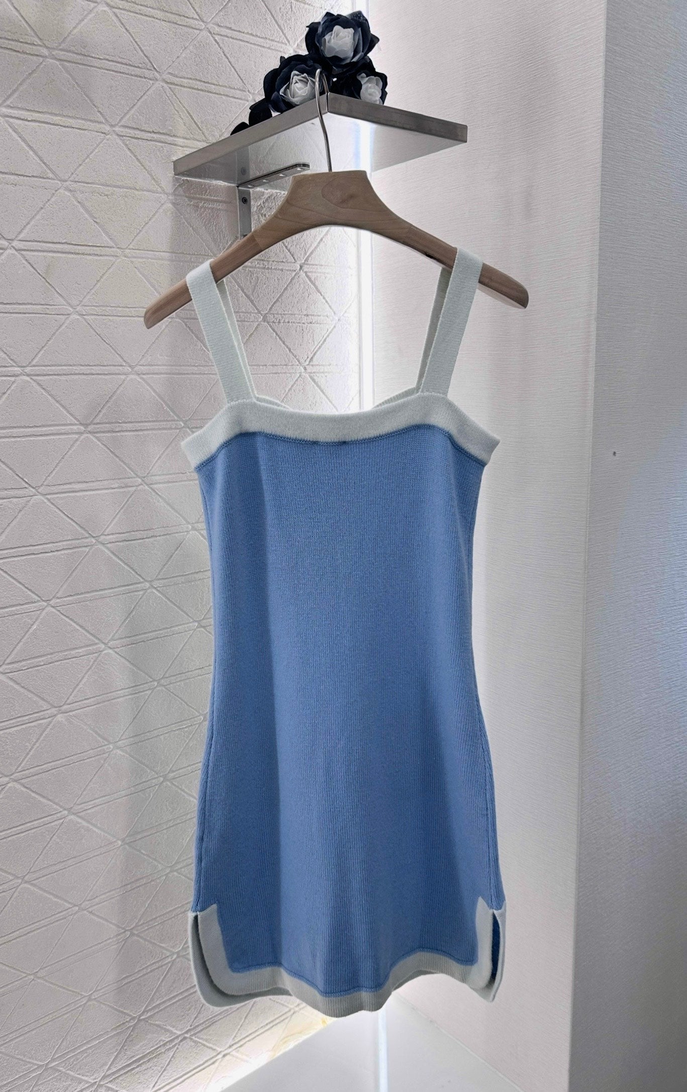 C 2025 new product Knitted suspender skirt